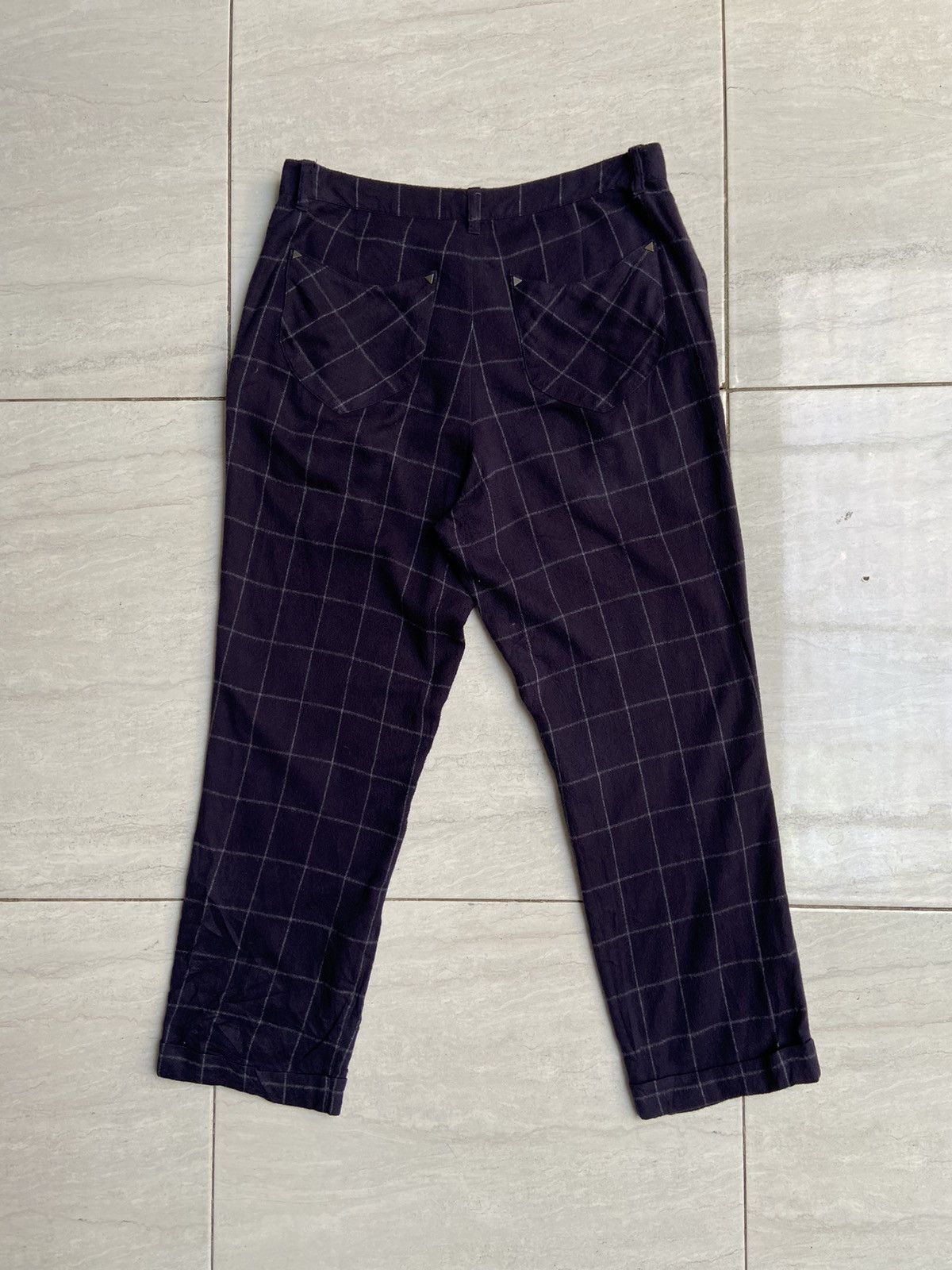 Issey Miyake NE-NET Plaid Long Pants Size US 30 / EU 46 - 11 Thumbnail