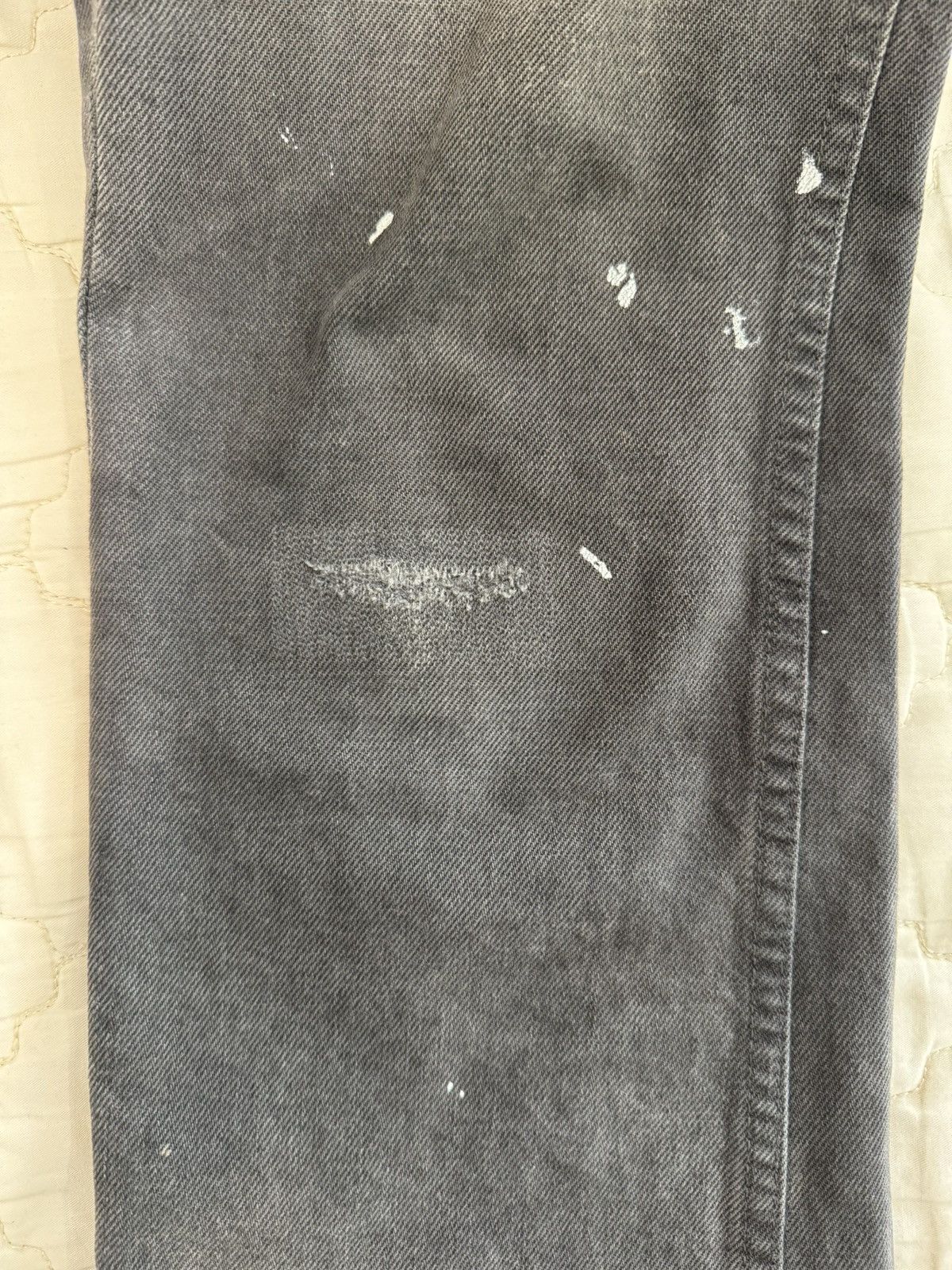 Helmut Lang Helmut Lang 90s Painter Denim Jeans Charcoal Grey Size 27 Size US 27 - 12 Thumbnail