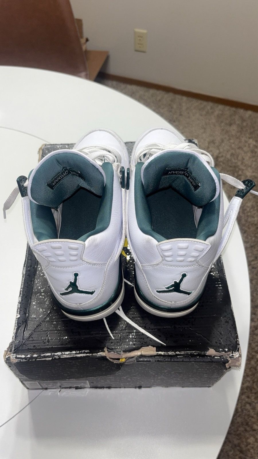 Jordan Brand Air Jordan 4 Retro Oxidized Green Size 11.5 FQ8138-103 Size US 11.5 / EU 44-45 - 3 Thumbnail