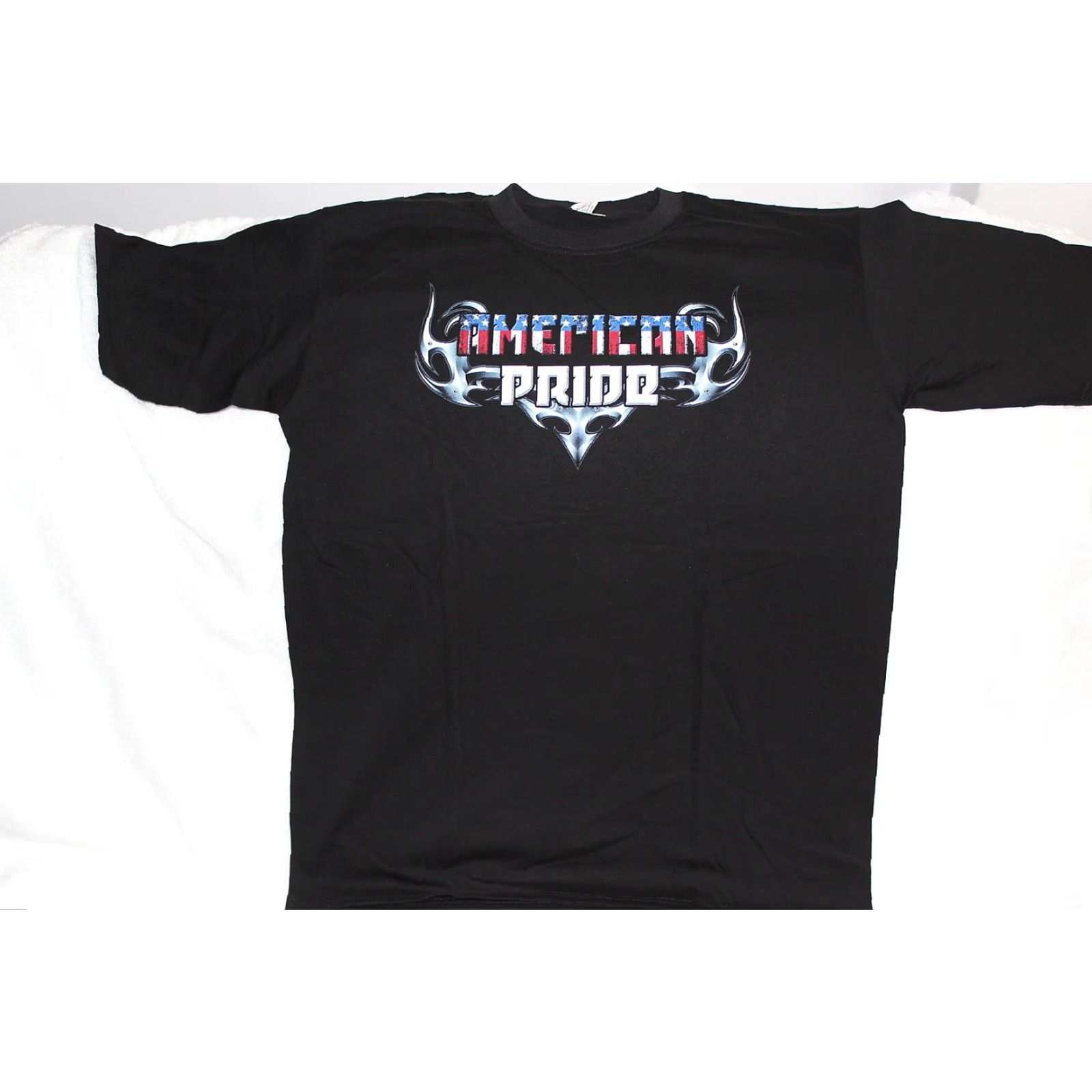 Vintage VINTAGE C & H Motorcycle Skeleton Eagle Moon Biker American Pride T-Shirt Men Large Black Graphic Tee Size US L / EU 52-54 / 3 - 3 Thumbnail