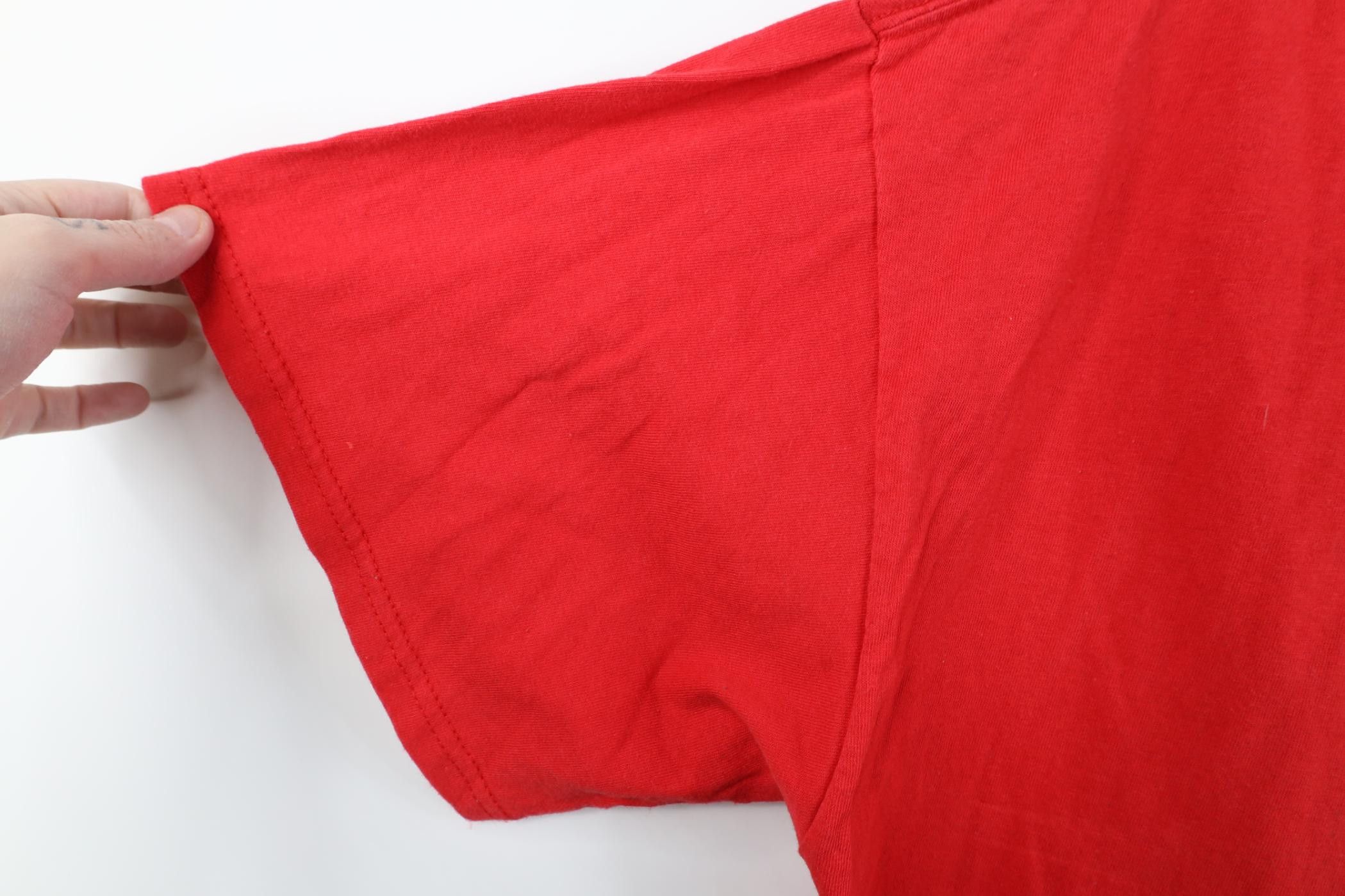 Vintage Vintage 90s Y2K Texans Football Short Sleeve T-Shirt Red Size US XL / EU 56 / 4 - 9 Thumbnail