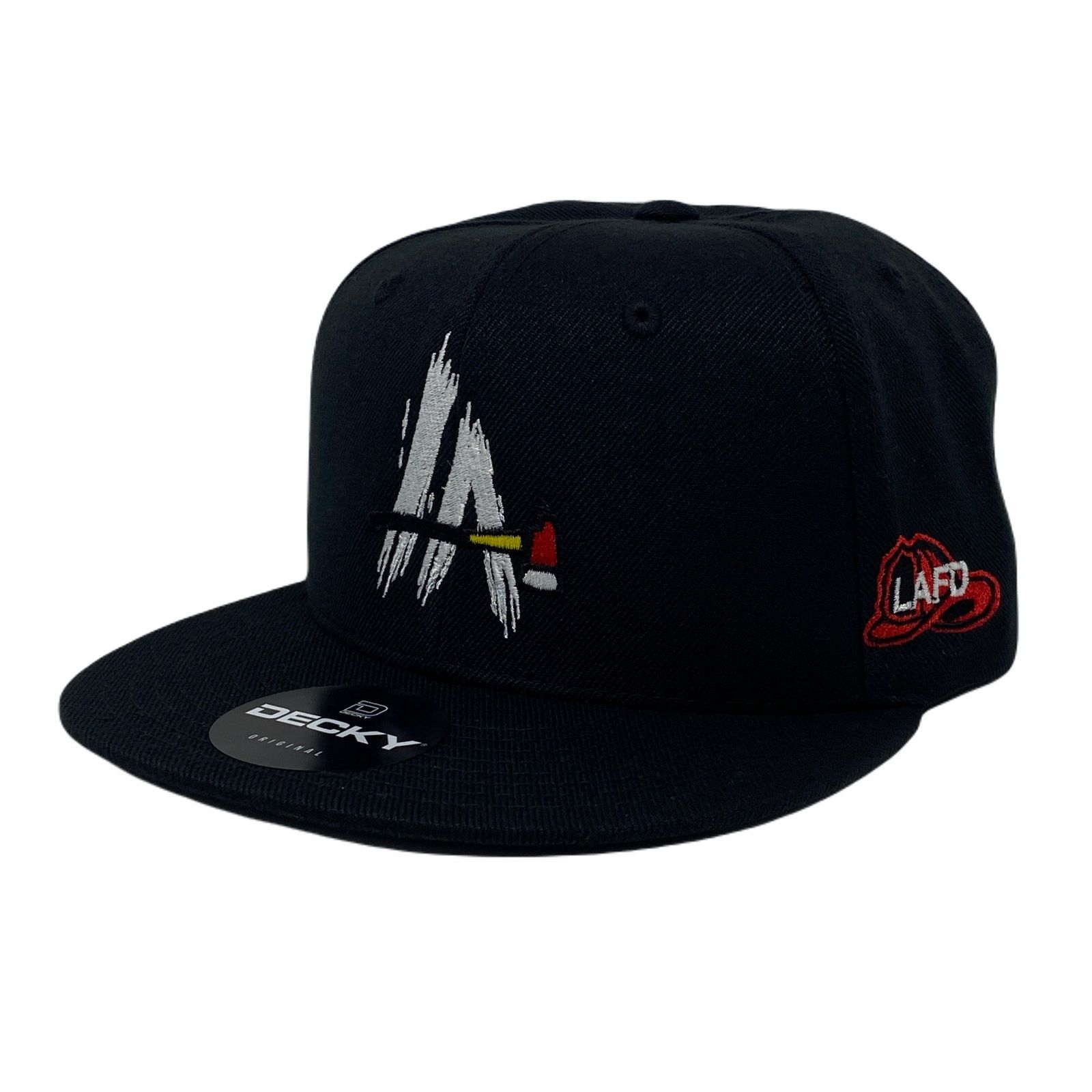 Other Los Angeles LA Axe Fire Rescue Snapback Hat All Black Size ONE SIZE - 3 Thumbnail