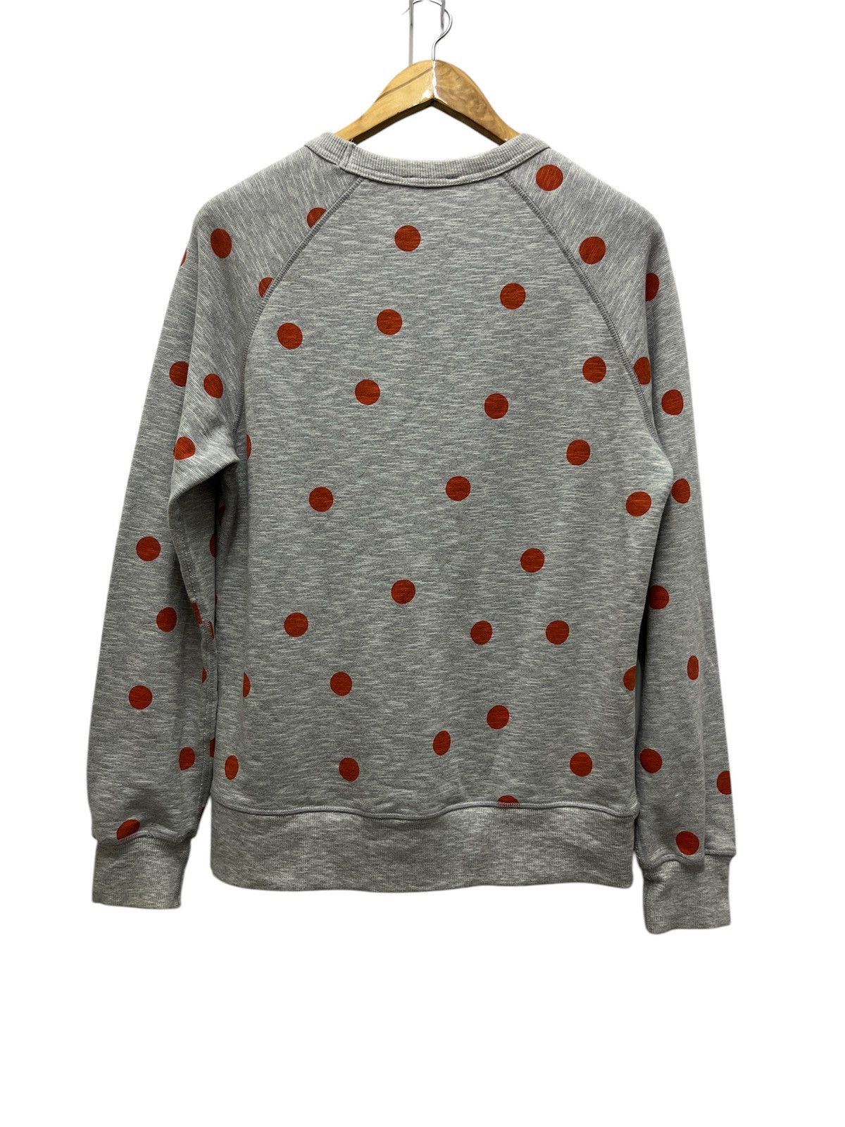 Acne Studios Acne Studios Polkadot Pullover Sweatshirt Gray M Size US M / EU 48-50 / 2 - 2 Thumbnail