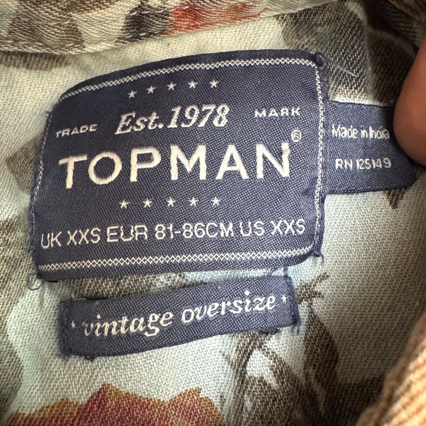 Topman VINTAGE Topman Floral Denim Shirt Men XXS Short Sleeve Casual Bohemian Hawaiian 90s Style Size US XXS / EU 40 - 6 Thumbnail