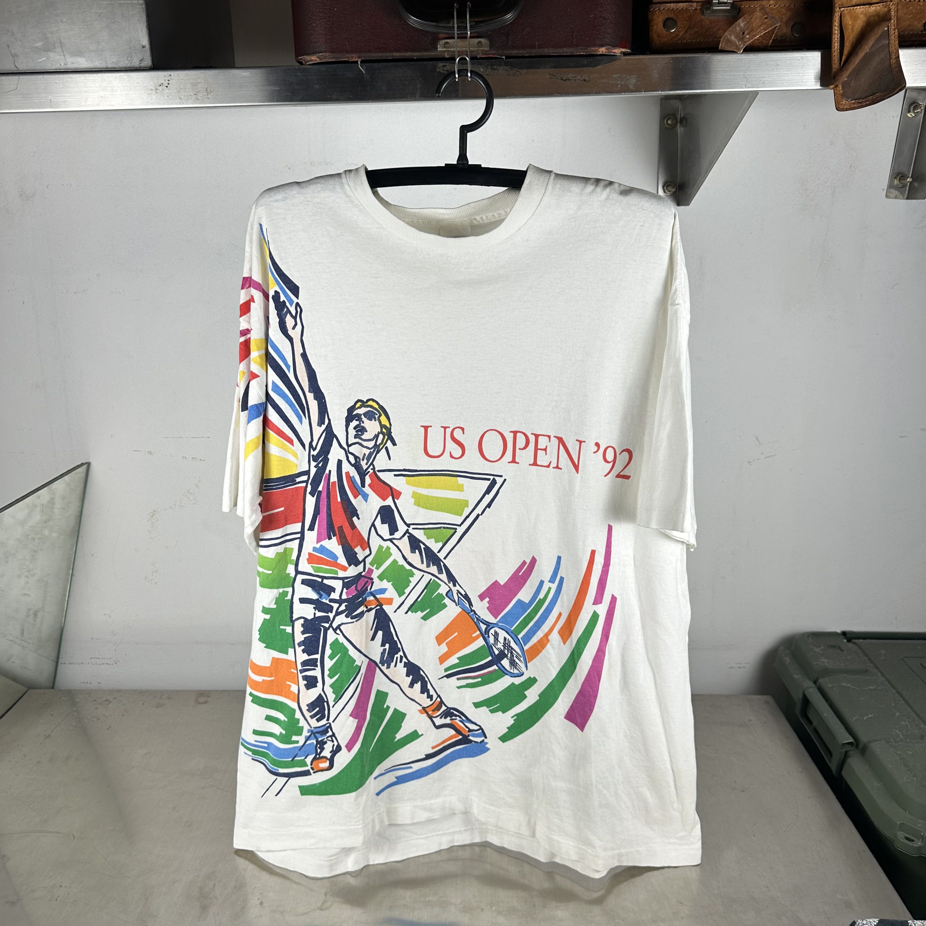 1992 90s vintage USA製 ROLEX テニス 両面プリントT Rolex × Vintage Vintage 1992 Rolex Intercollegiate Tennis T-Shirt