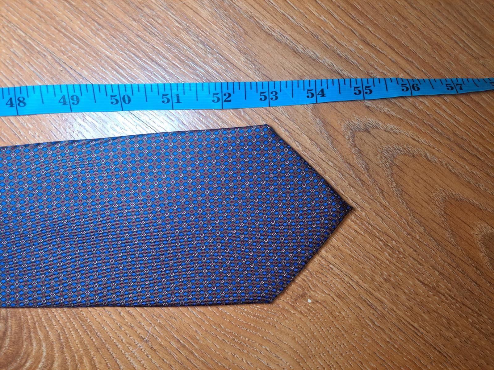 Polo Ralph Lauren Ralph Lauren Silk Tie Purple Geometric Handmade in USA Size ONE SIZE - 7 Thumbnail