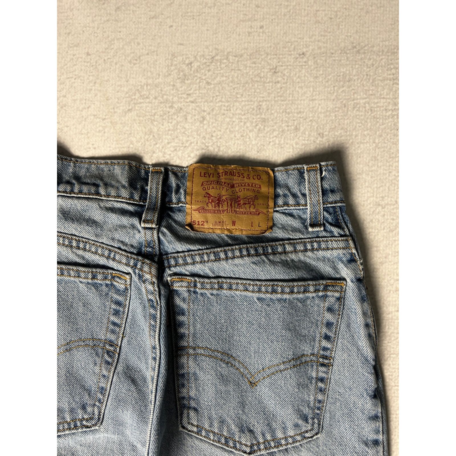 Levi's Vintage 00s Levis 512 Slim Fit Jeans - Women's 26W Size 26" / US 2 / IT 38 - 3 Thumbnail