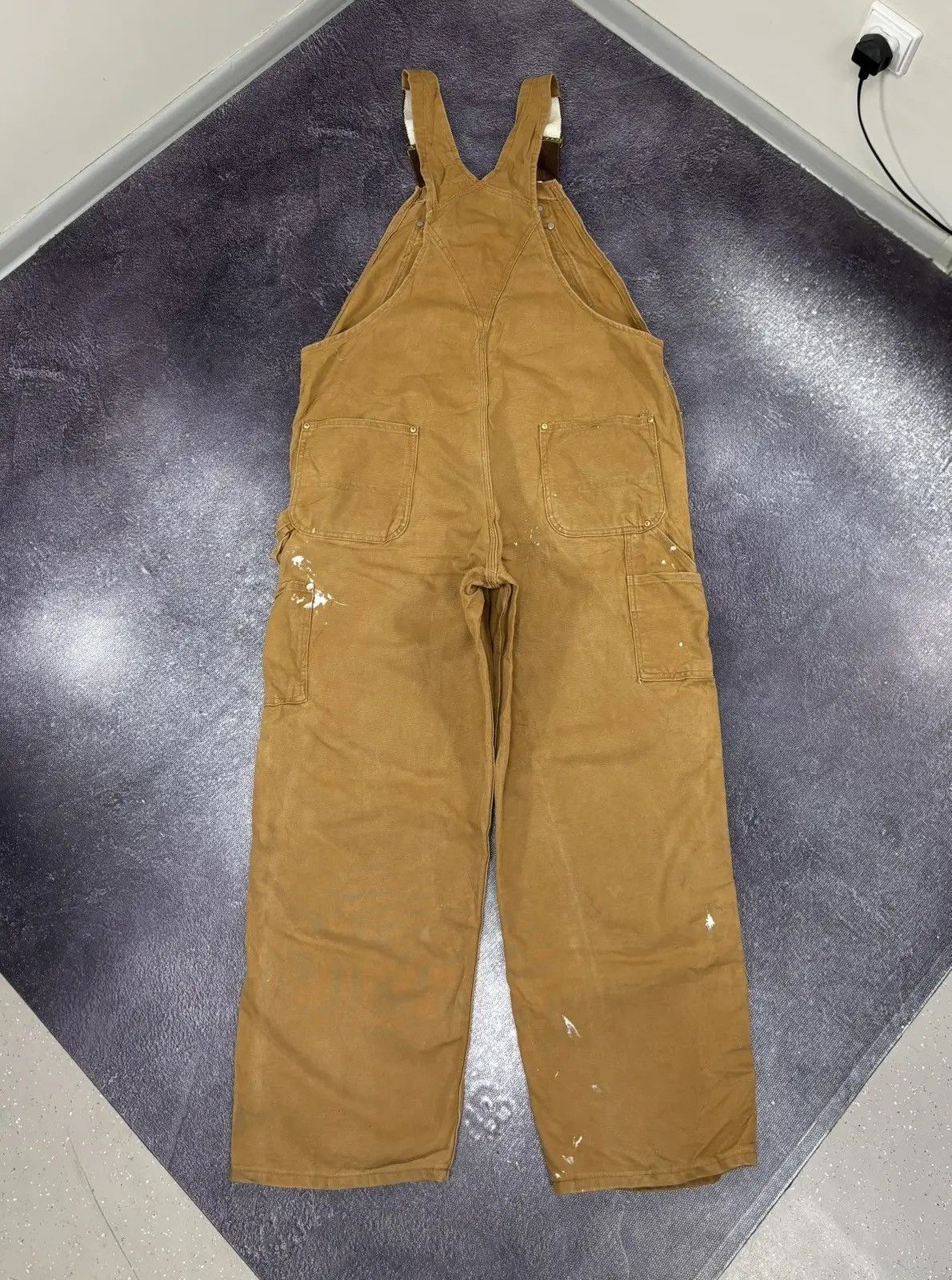 Carhartt × Vintage Vintage Carhartt Double Knee American Work Dungaree Overall Size US 42 / EU 58 - 2 Thumbnail