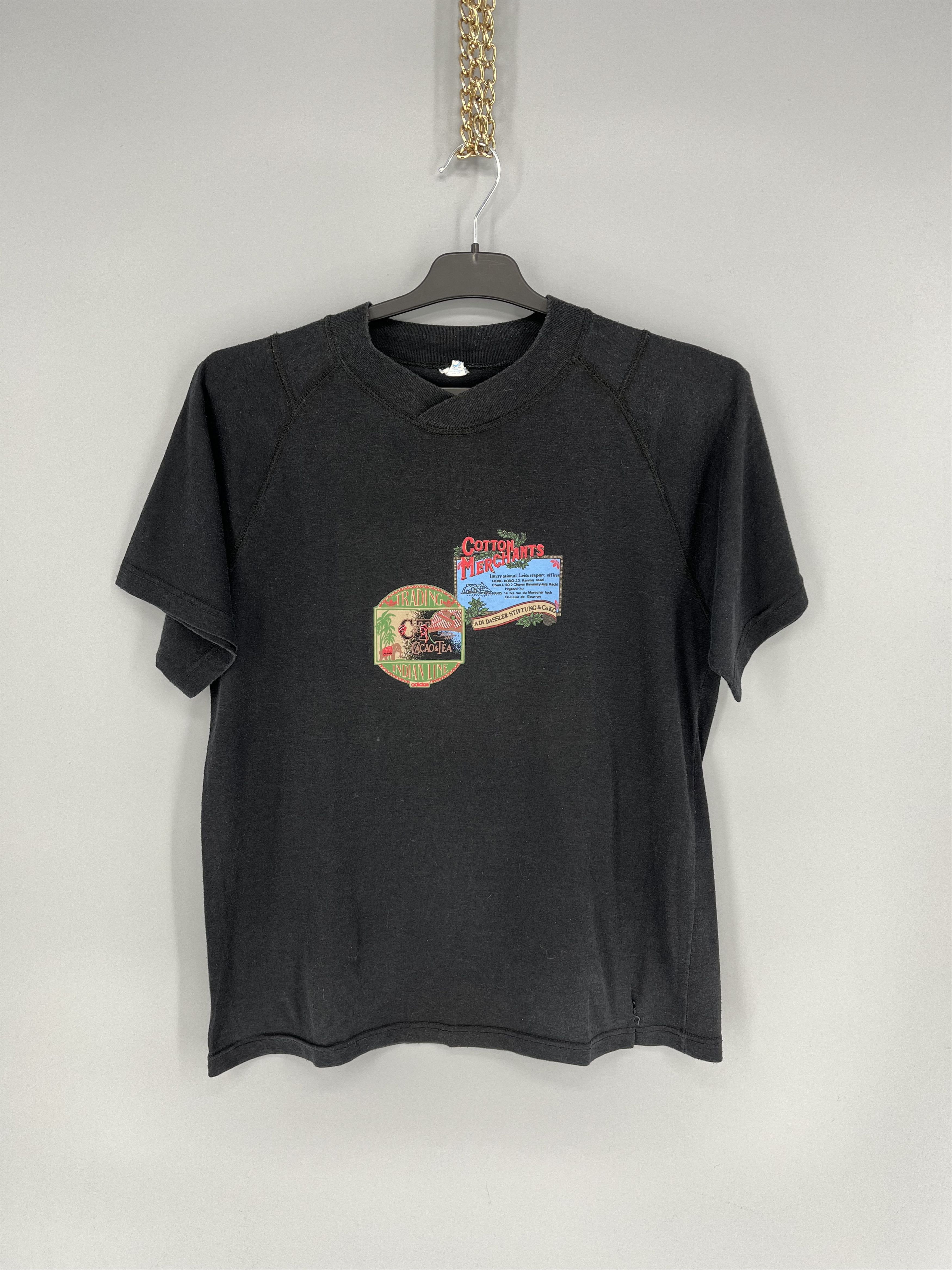 Adidas RARE!! Vintage Y2K 90s Adidas Logo Tee Streetwear Made Spain Size US S / EU 44-46 / 1 - 1 Thumbnail