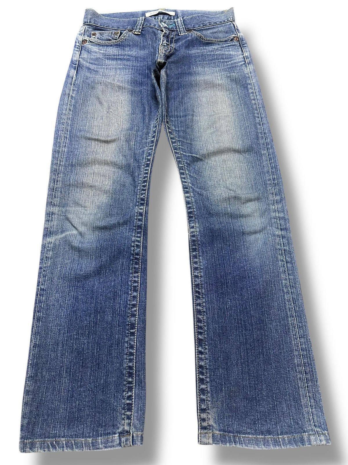 Japanese Brand Vintage Uniqlo With Baggy Loose Style With Faded Wash Size US 32 / EU 48 - 1 Thumbnail
