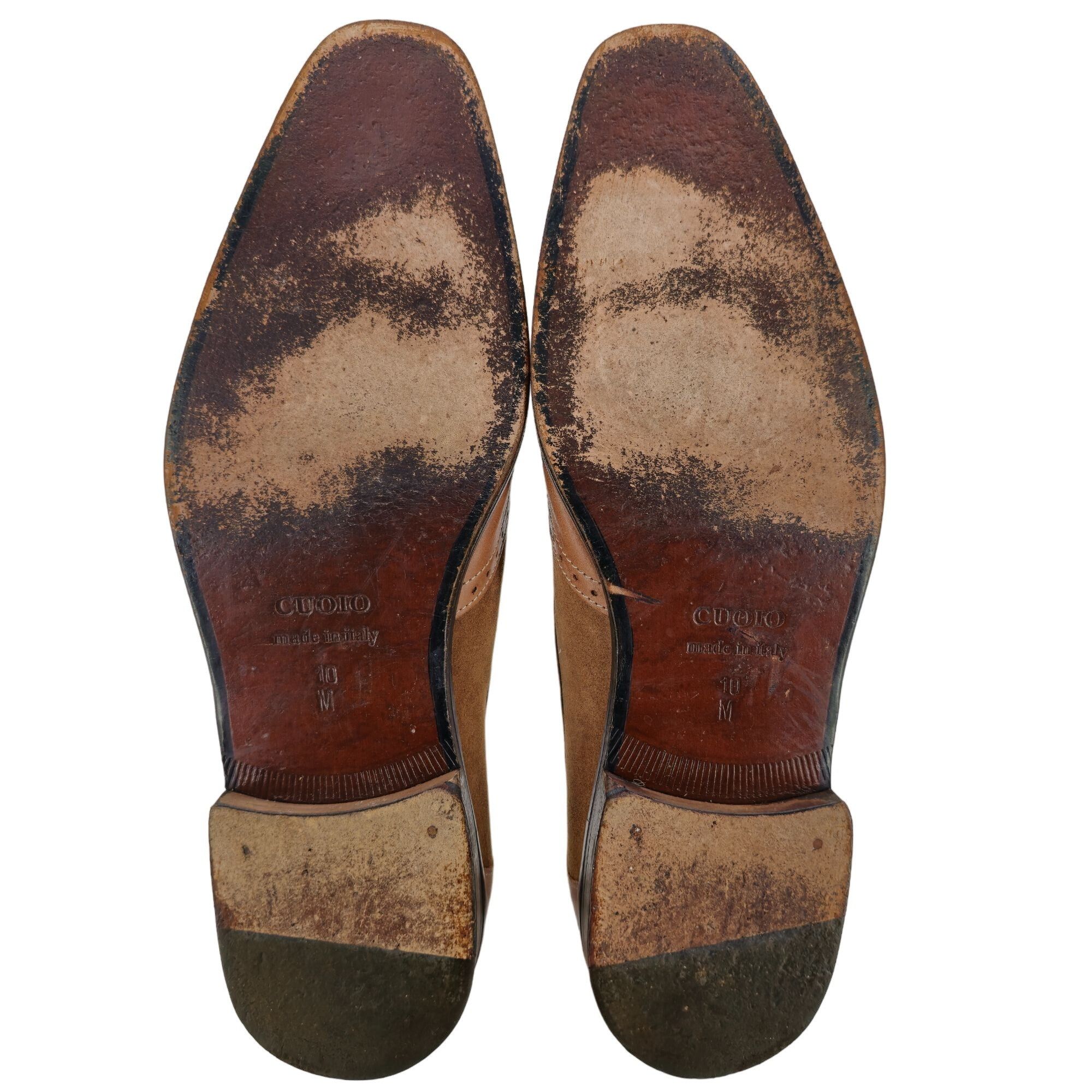 Mercanti Fiorentini Mercanti Fiorentini Italy Dress Shoes Mens 10M Brown Leather Size US 10 / EU 43 - 3 Thumbnail