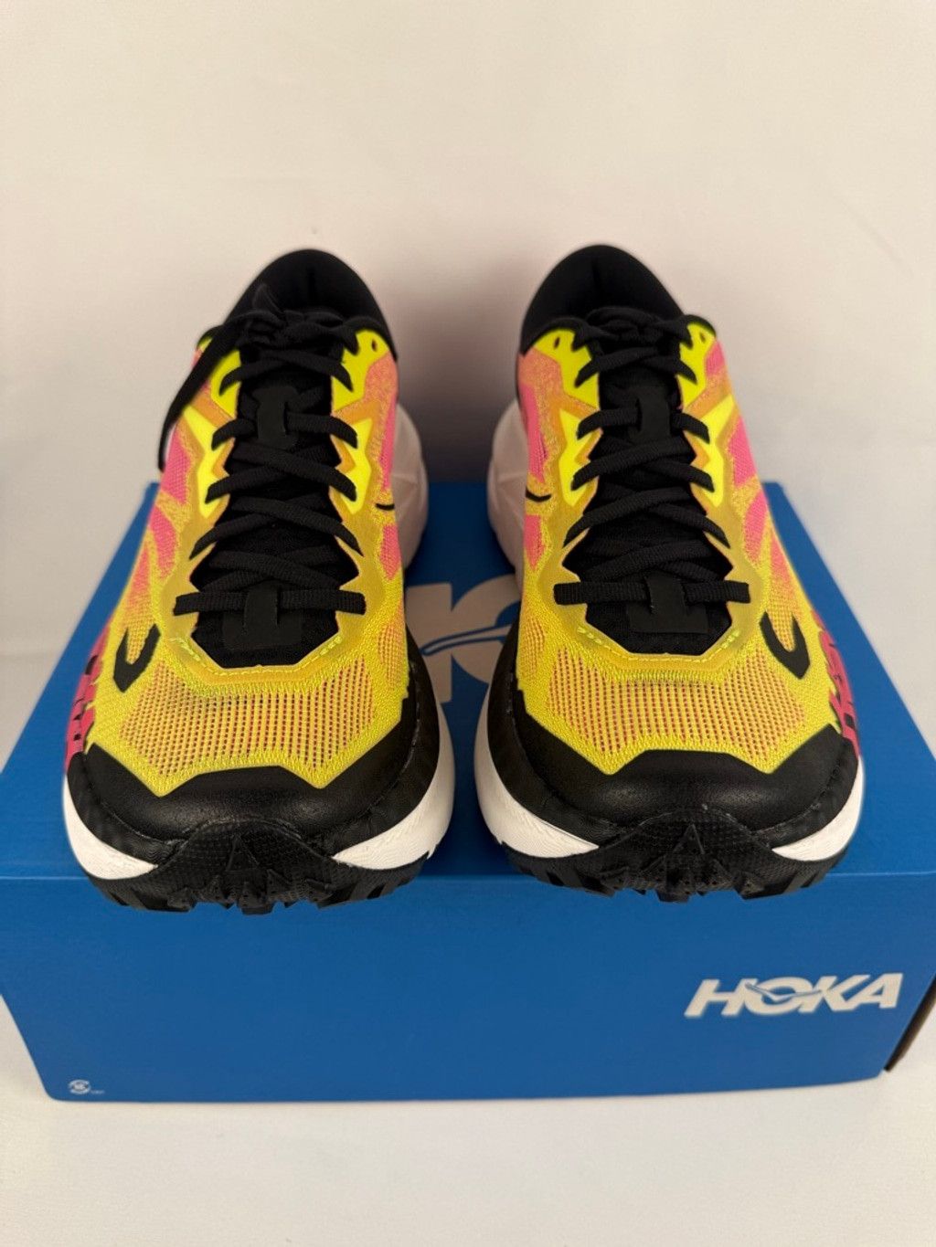 Hoka Men's Hoka Mafate X Athletic Shoes 8 Yellow Pink Size US 8 / EU 41 - 8 Thumbnail