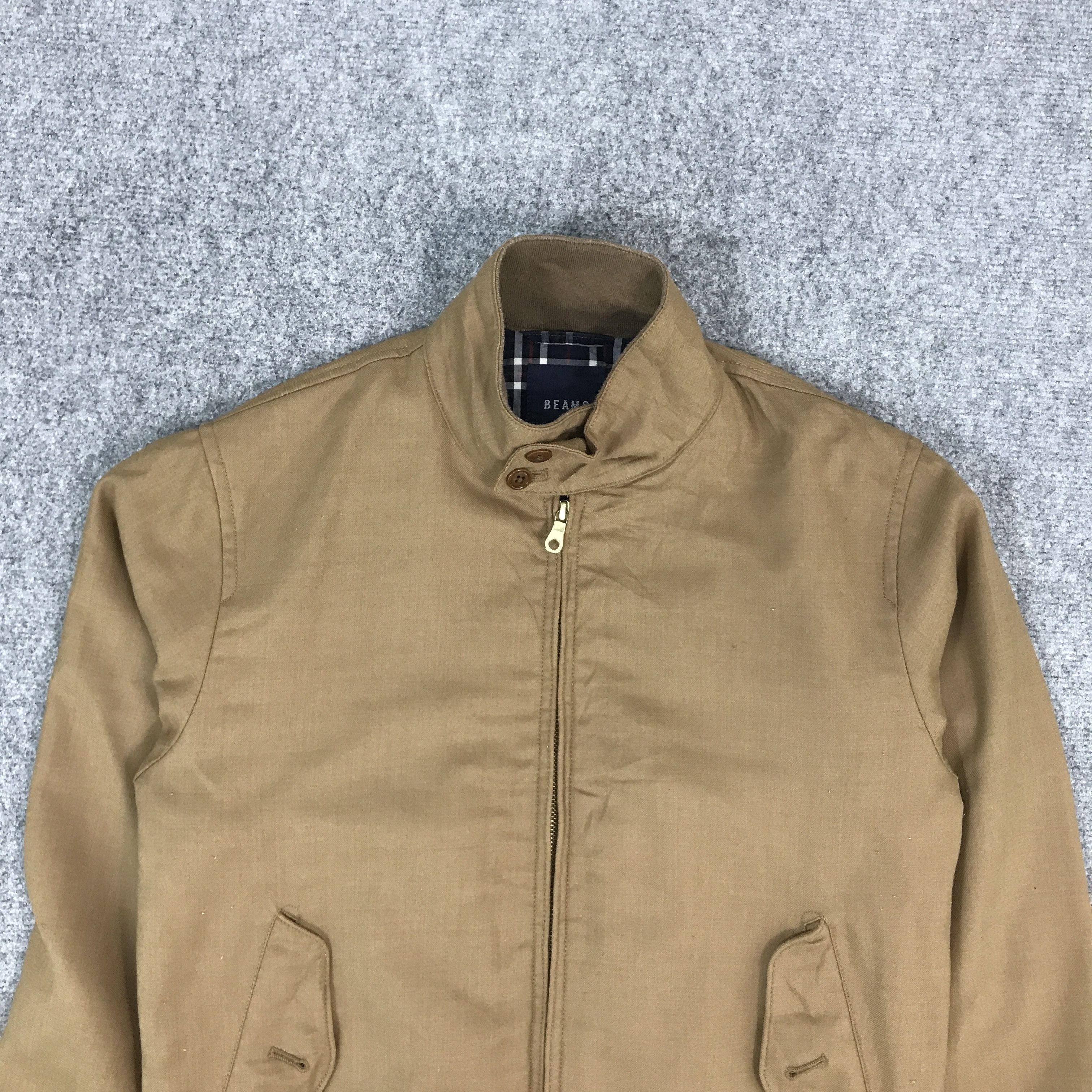 Beams Plus × Japanese Brand BEAMS JAPAN BROWN ZIPPER JACKET Size US M / EU 48-50 / 2 - 3 Thumbnail