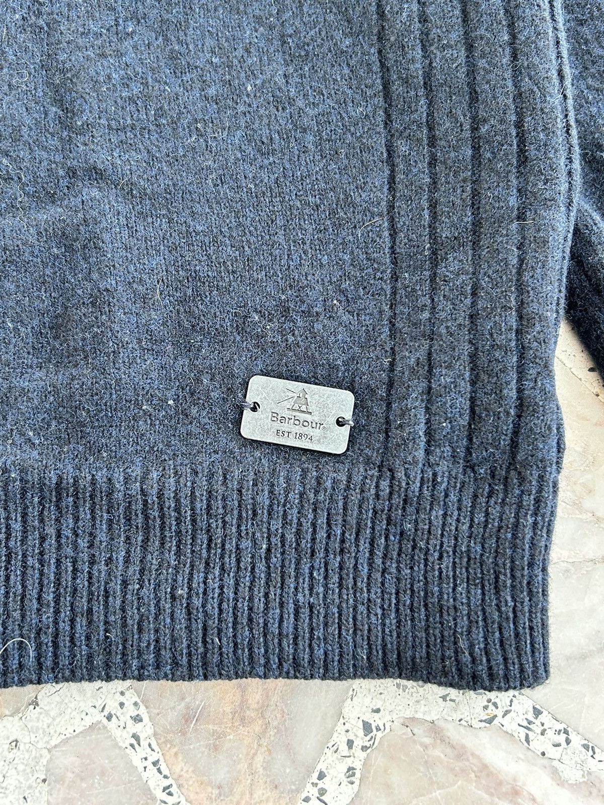 Barbour × Noah Barbour HalfZip Wool Linen Longsleeve Size US M / EU 48-50 / 2 - 4 Thumbnail