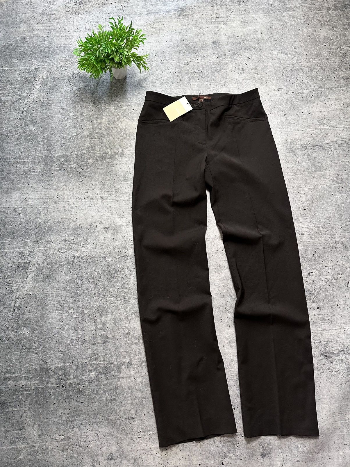 Bally Bally Classic Wool Trousers Dress Luxury Pants Size 27" / US 4 / IT 40 - 1 Thumbnail