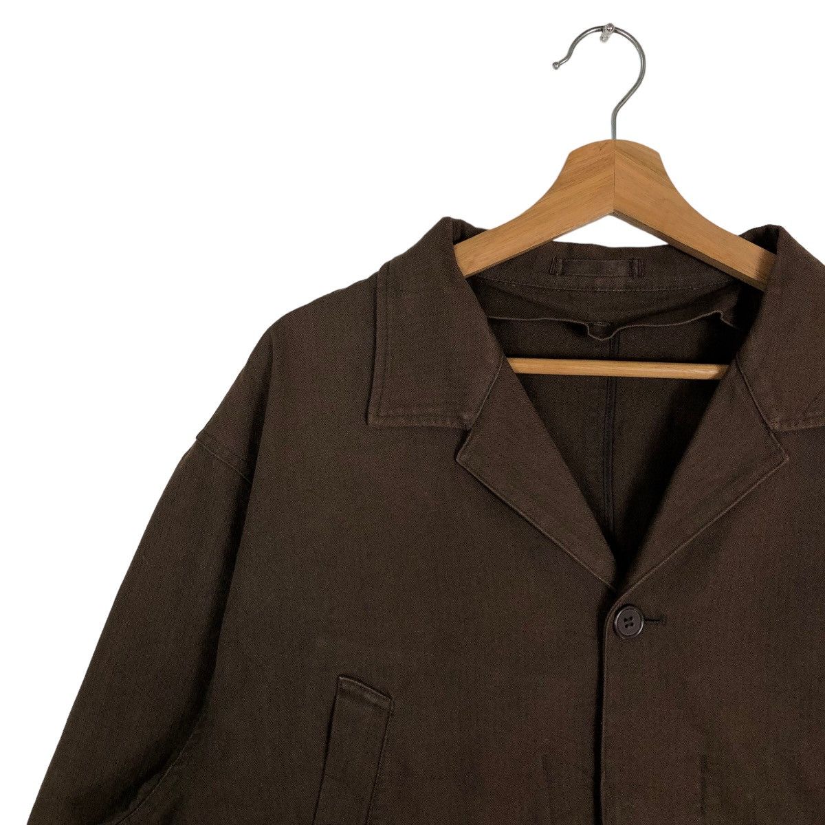 Japanese Brand 🔥90’s Vintage Hikory Chore Jacket Japan Issey Miyake Size US L / EU 52-54 / 3 - 7 Thumbnail