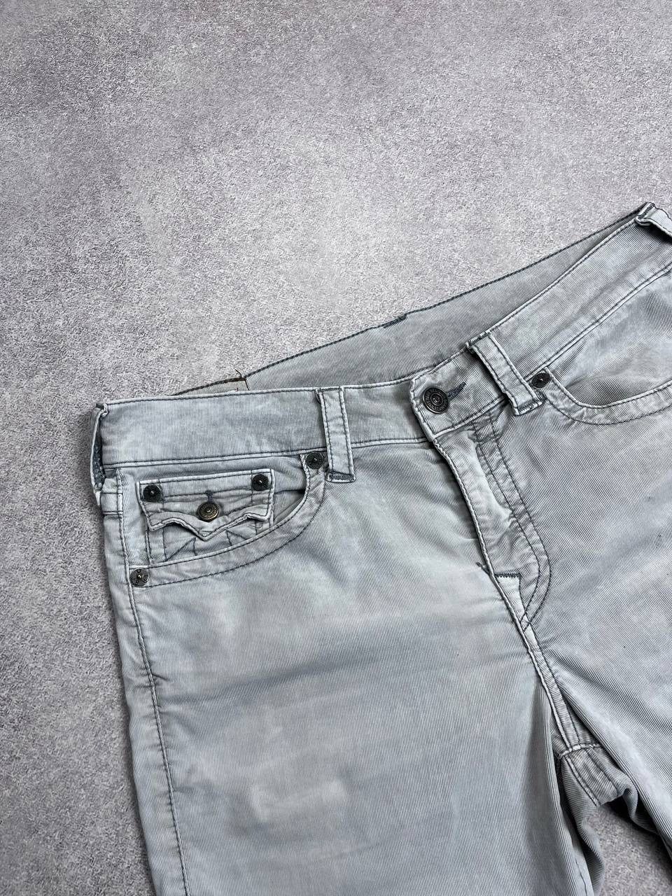 True Religion × Vintage Vintage True Religion Gray Y2K Jorts Shorts 32 Size US 32 / EU 48 - 5 Thumbnail