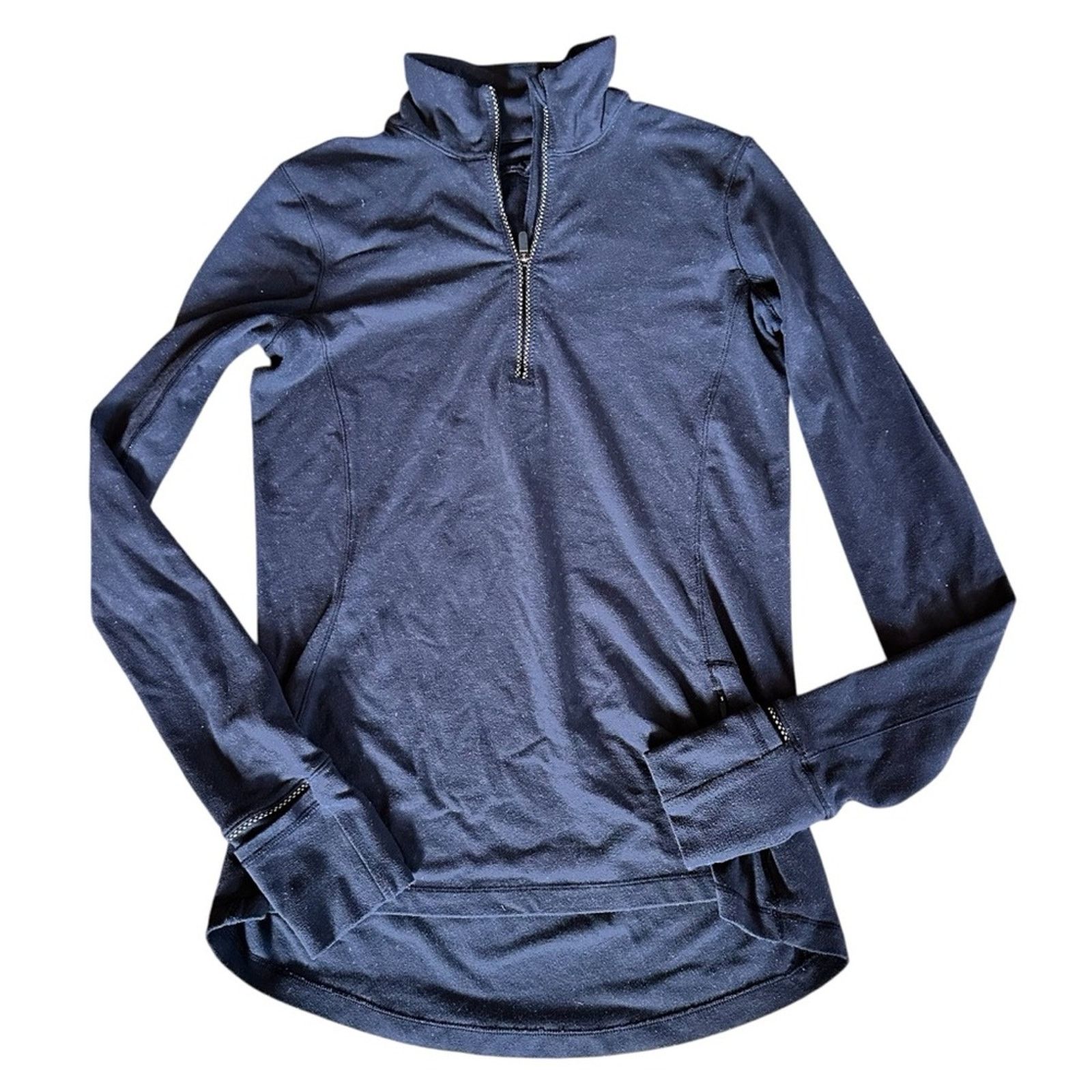 Lululemon Lululemon Fast As Light 1/2 Zip – Black – Estimated Size 6 Size M / US 6-8 / IT 42-44 - 4 Thumbnail