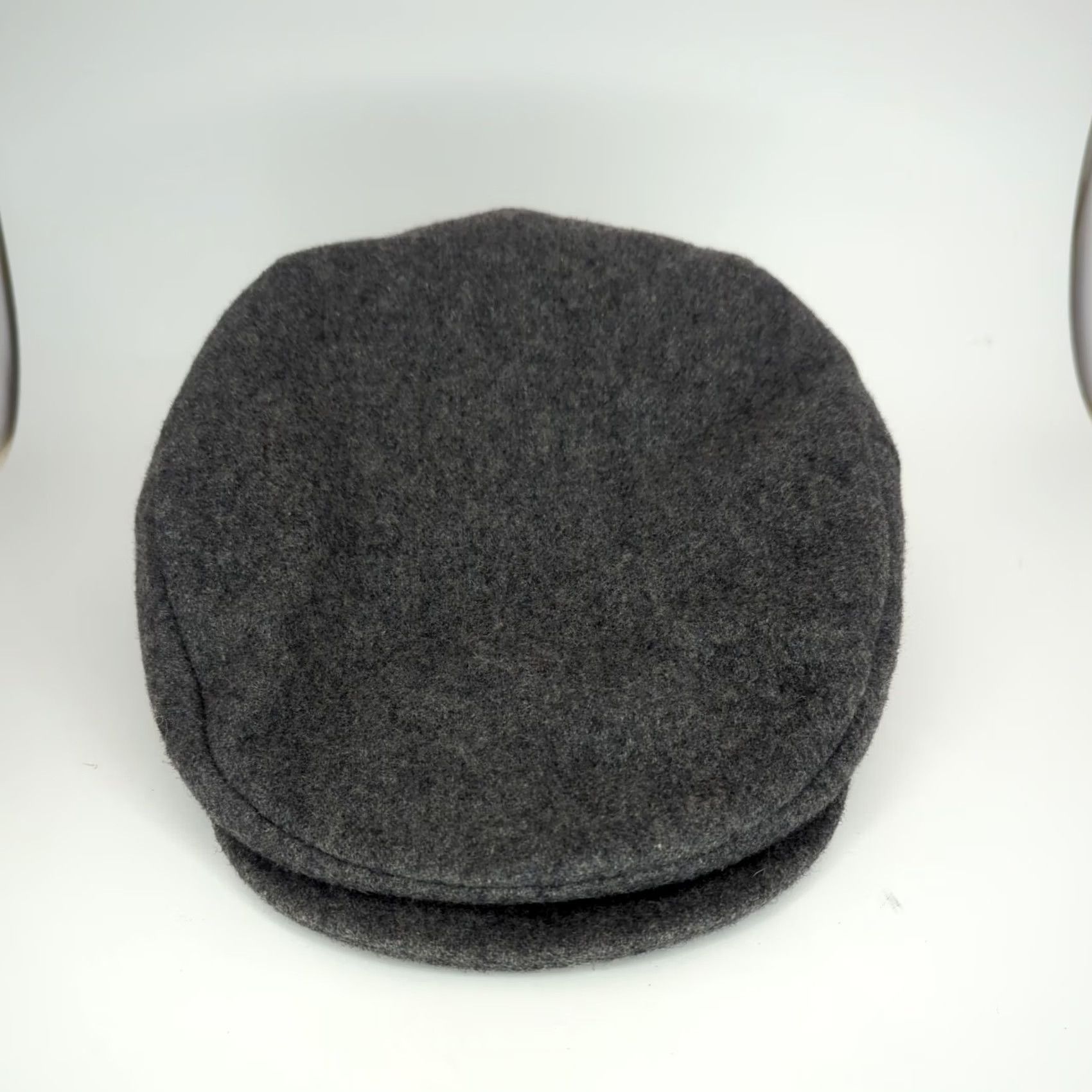 Vintage VINTAGE Newsboy Cap Hat Wool Blend Gray Lined Ear Flaps Made in Italy M Men 90s Cap Size ONE SIZE - 2 Thumbnail