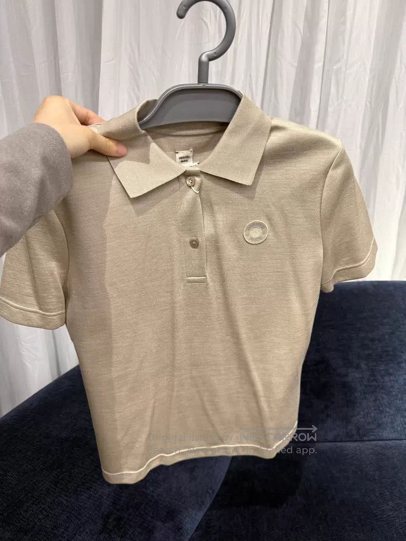 Hermes Hermes Polo Shirt Slim Fit Top with Collar Short Sleeve Size XS / US 0-2 / IT 36-38 - 1 Thumbnail