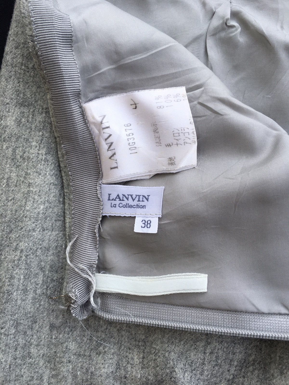 Lanvin Rare Vintage Lanvin Mini Skirt Size 27" / US 4 / IT 40 - 10 Thumbnail