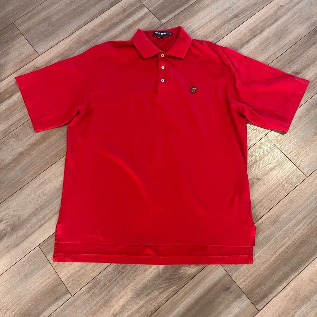 Polo Ralph Lauren Polo Ralph Lauren Red Golf Casual Polo Men XL Bin N-57 Size US XL / EU 56 / 4 - 1 Thumbnail