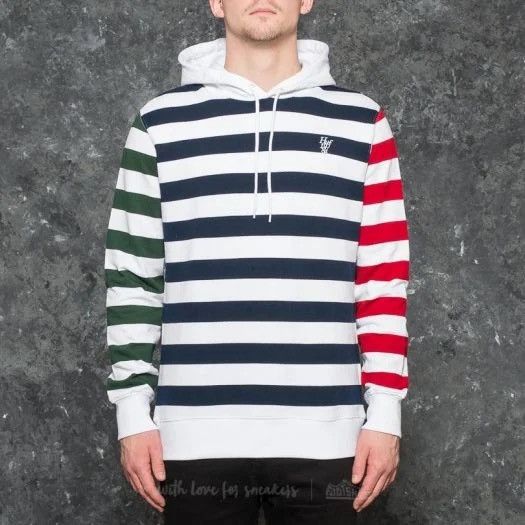 Huf Huf Kennedy Colorblock Striped Pullover Hoodie Size US S / EU 44-46 / 1 - 3 Thumbnail