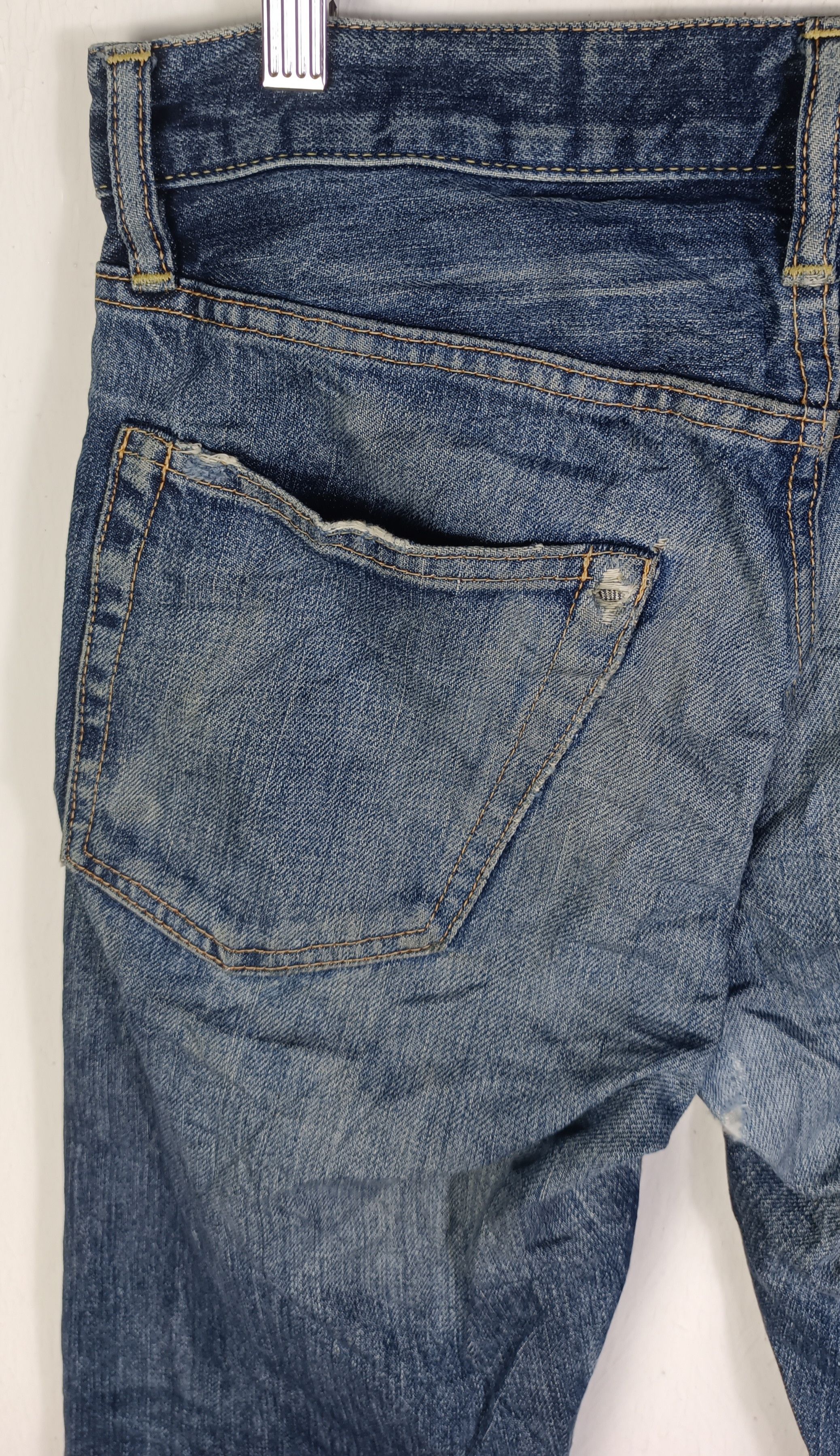 Hysteric Glamour × Japanese Brand × Vintage Vintage💥 Hysteric Glamour Full Selvedge Distressed Jeans Size US 31 - 12 Thumbnail
