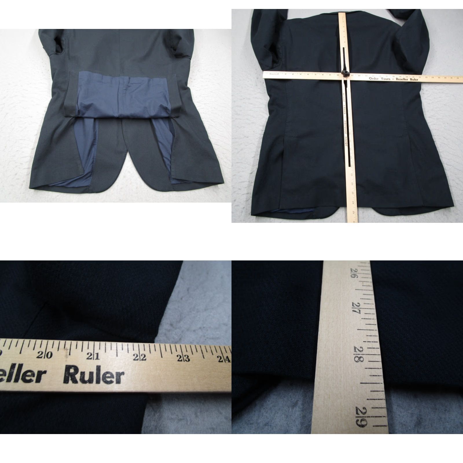 Massimo Dutti Mossimo Dutti Blazer Men 42 Blue ITALIAN FABRIC 2 Button Jacket - cotton - Made in Portugal Size 42R - 8 Thumbnail