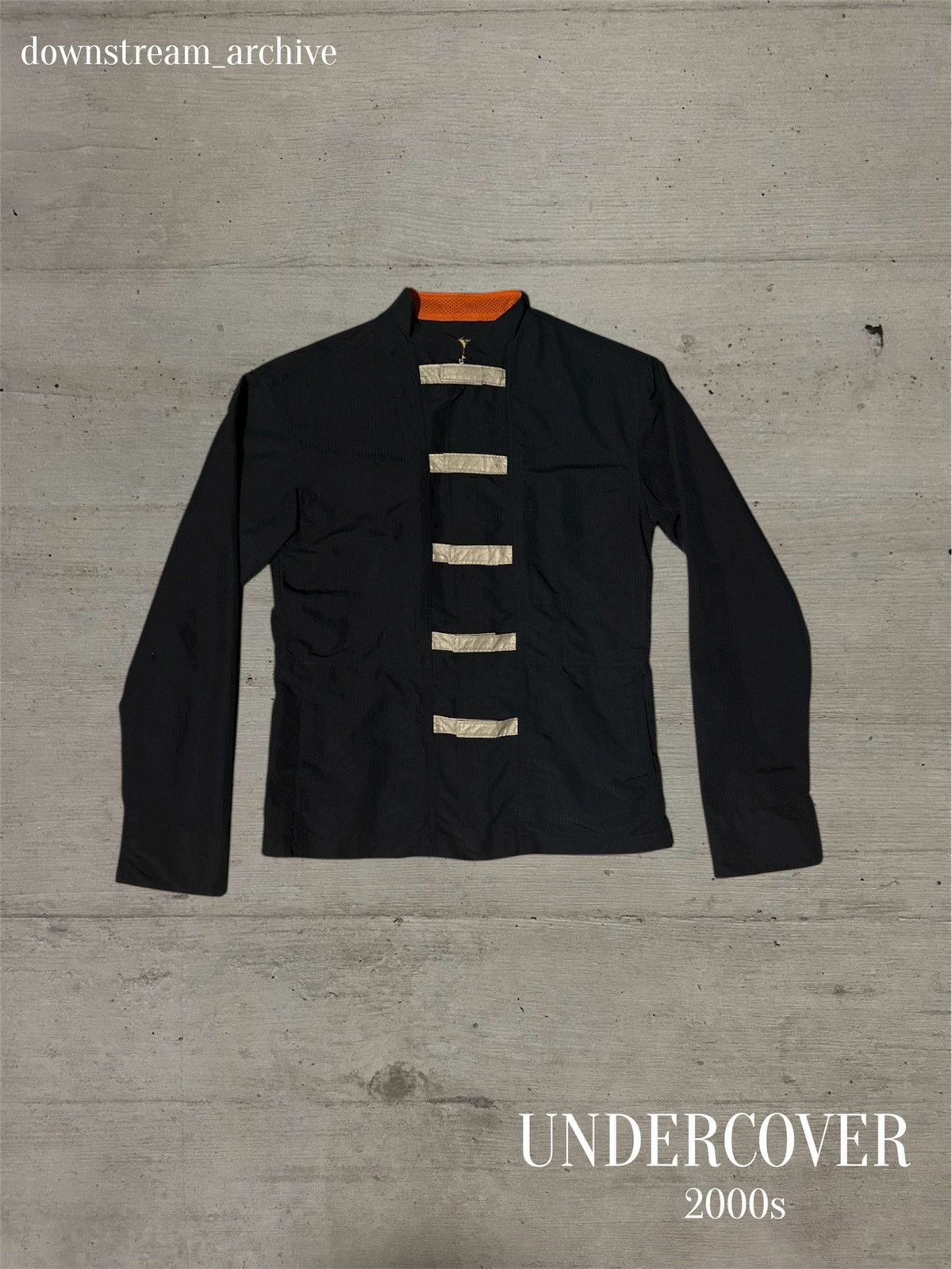 Jun Takahashi Undercover 00SS “Teaser” SK務PT Techno Velcro Mandarin Shirt Size US S / EU 44-46 / 1 - 1 Thumbnail