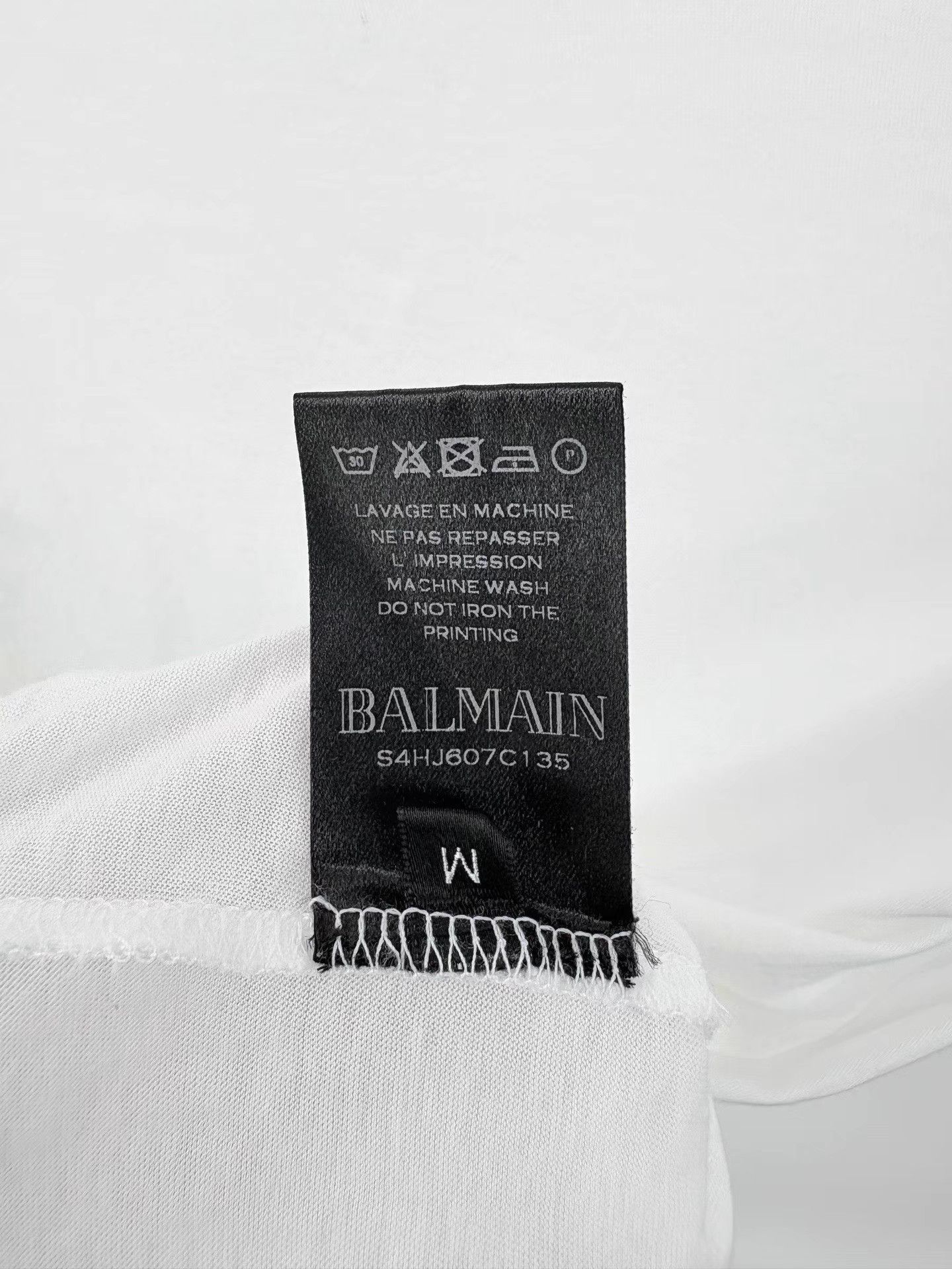 Balmain BALMAIN White Short Sleeve K1 Size US M / EU 48-50 / 2 - 4 Thumbnail