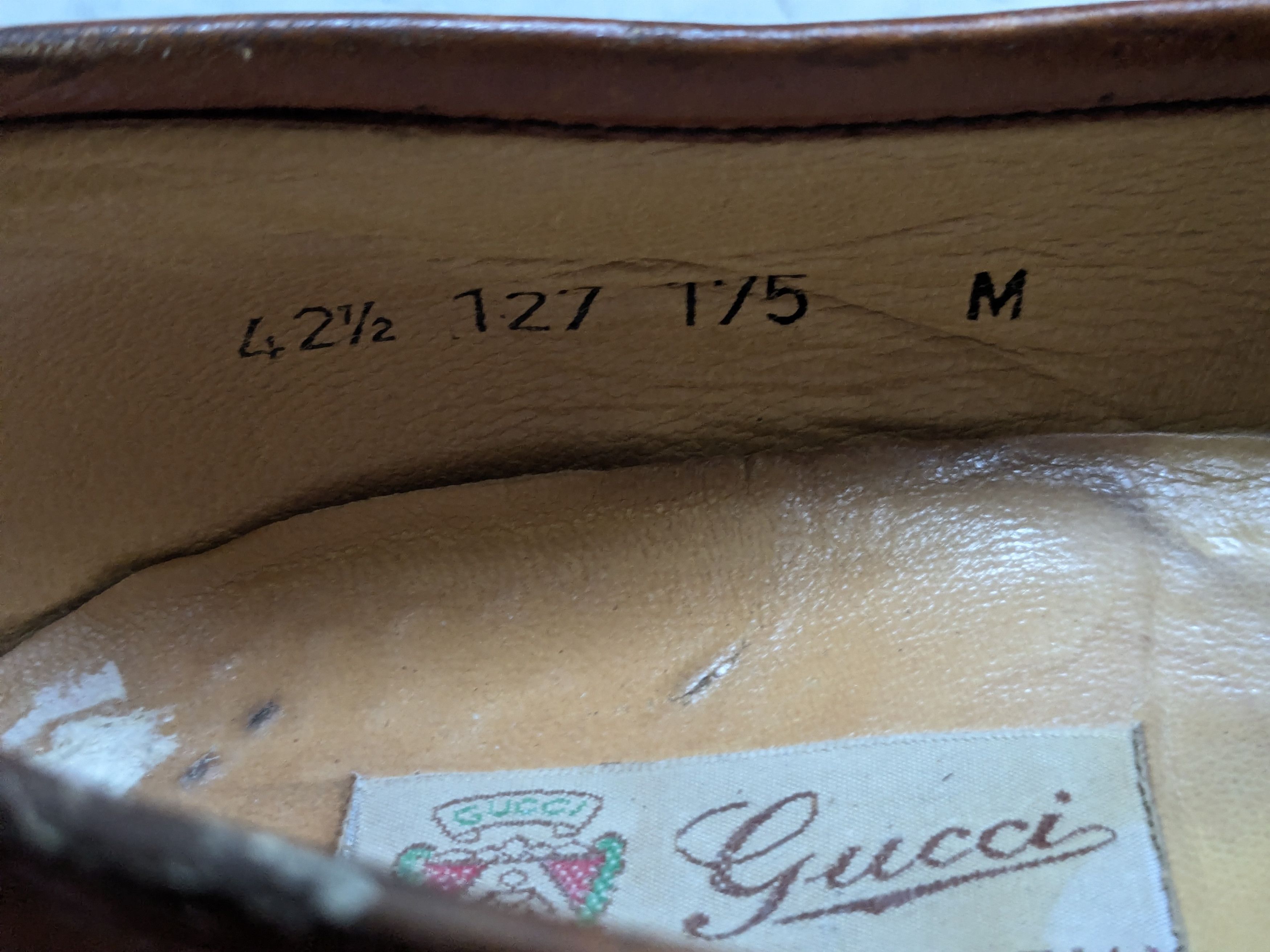 Gucci Gucci Horsebit Loafers Brown 9 Narrow Leather Buckle Size US 9 / EU 42 - 6 Thumbnail