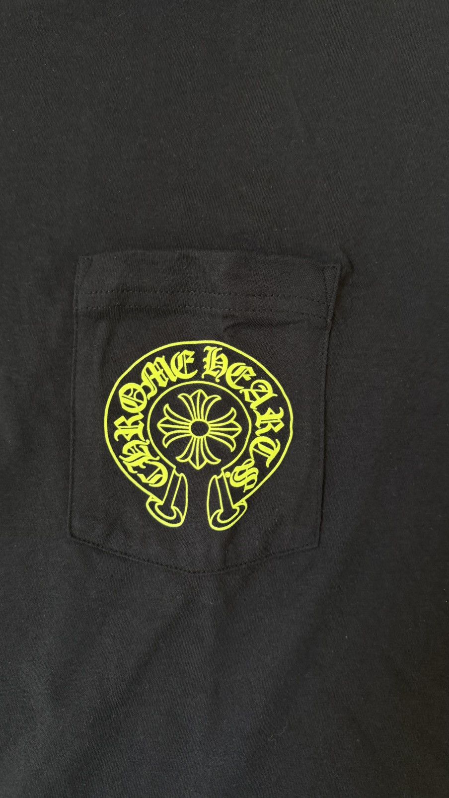 Chrome Hearts Chrome Hearts Neon Yellow Horseshoe Pocket T-Shir Size US XL / EU 56 / 4 - 3 Thumbnail