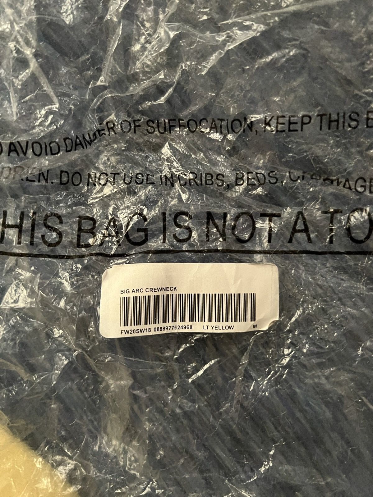 Supreme Supreme Crewneck Yellow Big Arc 2020 Size US M / EU 48-50 / 2 - 7 Thumbnail