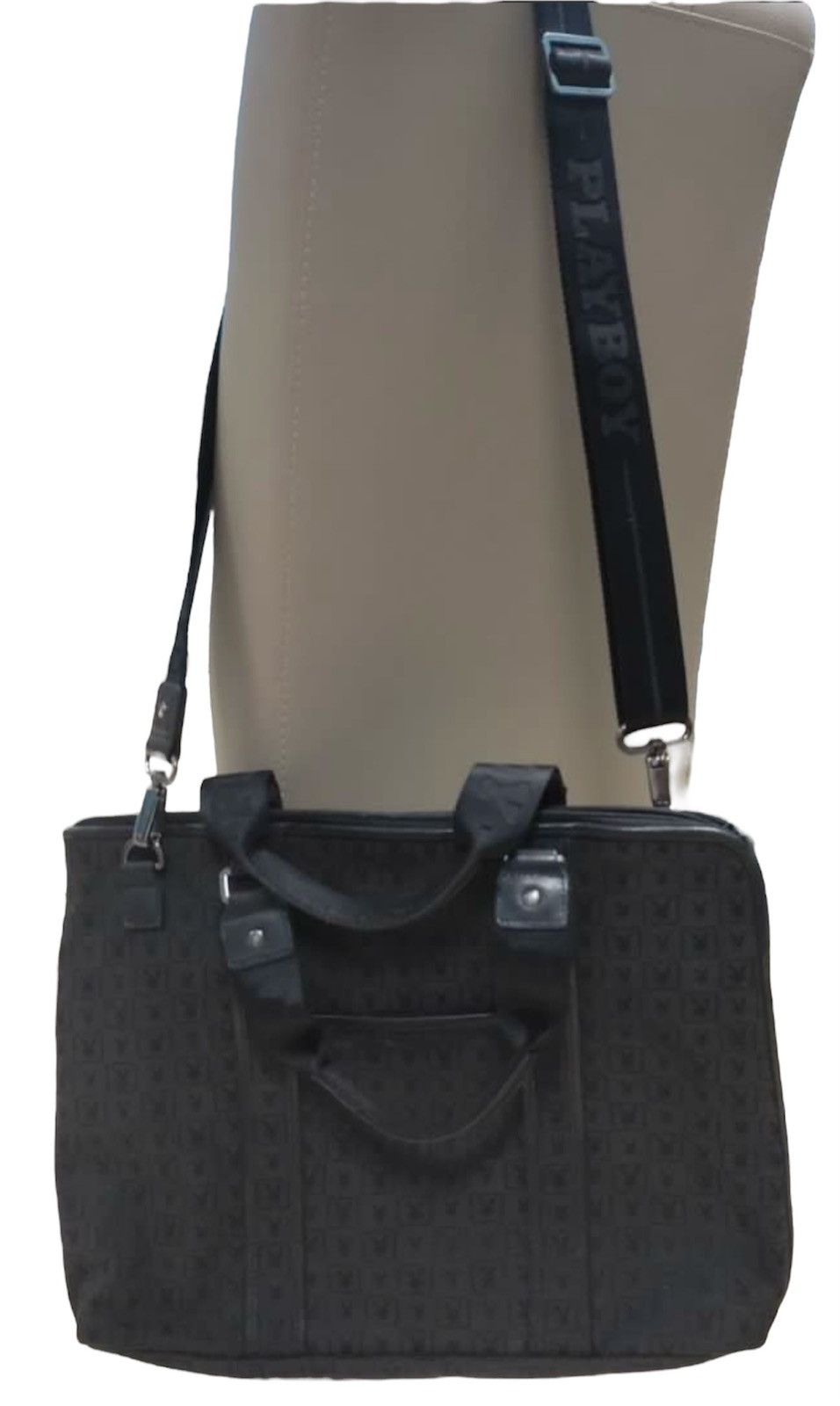 Playboy Playboy Monogram Briefcase / Shoulder Bag Size 34 - 3 Thumbnail