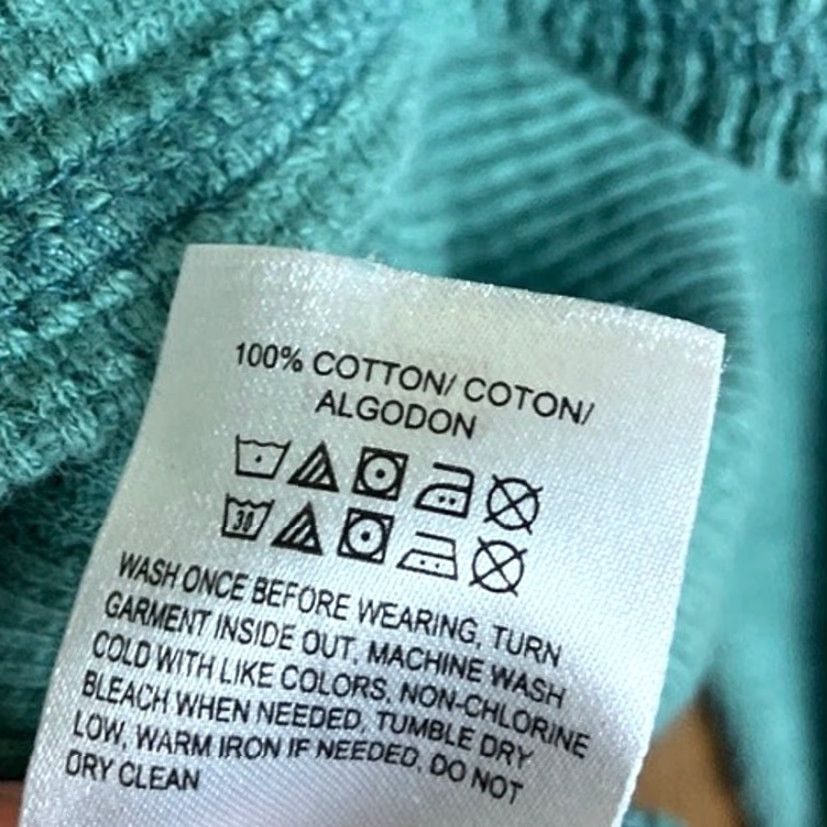 Lucky Brand Lucky Brand Sweater Mens Pullover Knitted Hoodie - Sea Pine 100% Cotton Small Green Thermal Casual Workwear Mens Size US S / EU 44-46 / 1 - 7 Thumbnail