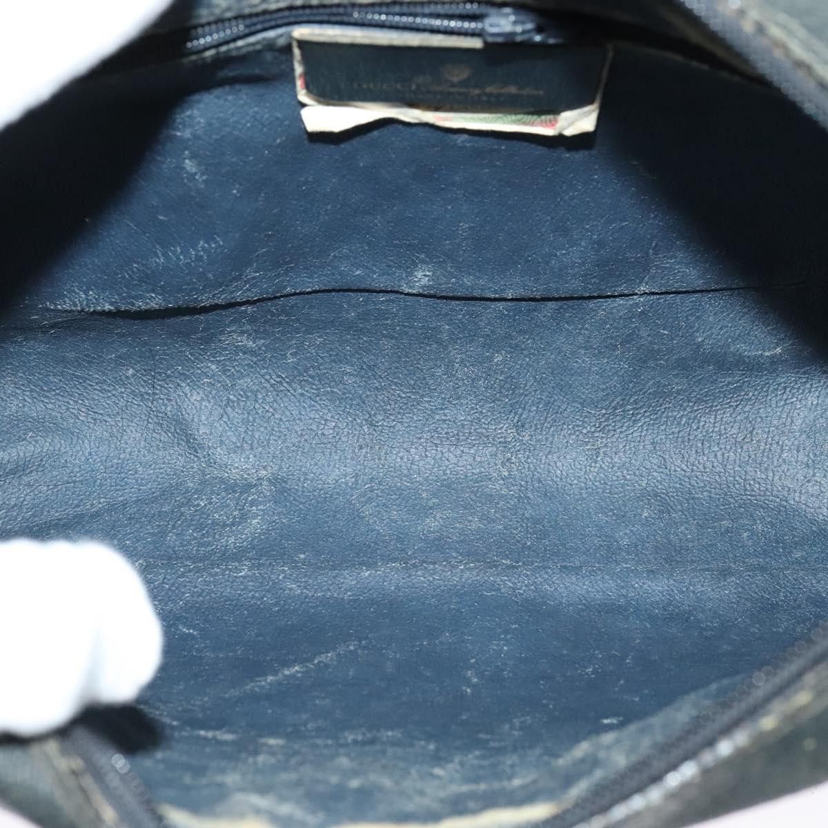 Gucci GUCCI GG Supreme Sherry Line Shoulder Bag Pvc Navy Gold 98 Size ONE SIZE - 16 Thumbnail