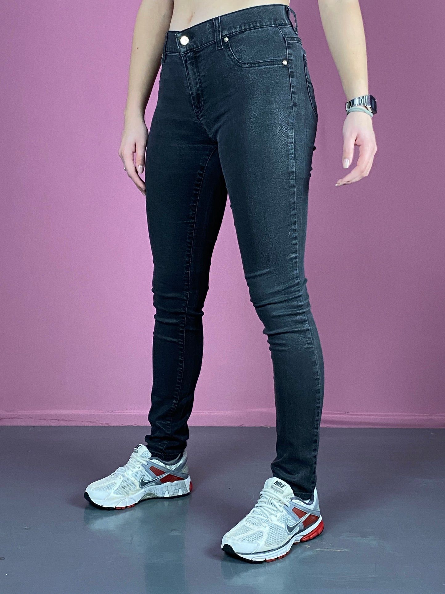 Versace × Vintage Versace Vintage Women's Skinny Jeans - 26 Size 26" / US 2 / IT 38 - 1 Thumbnail