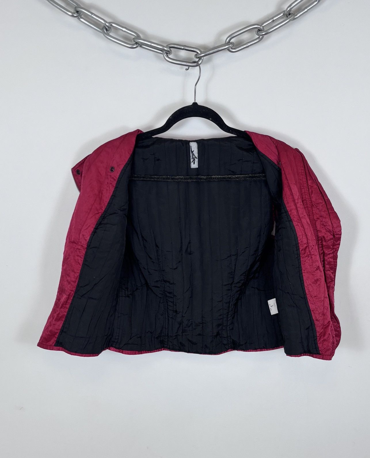 Other Vintage French Archival Women’s Red Vest Gilet Jacket Size M / US 6-8 / IT 42-44 - 13 Thumbnail