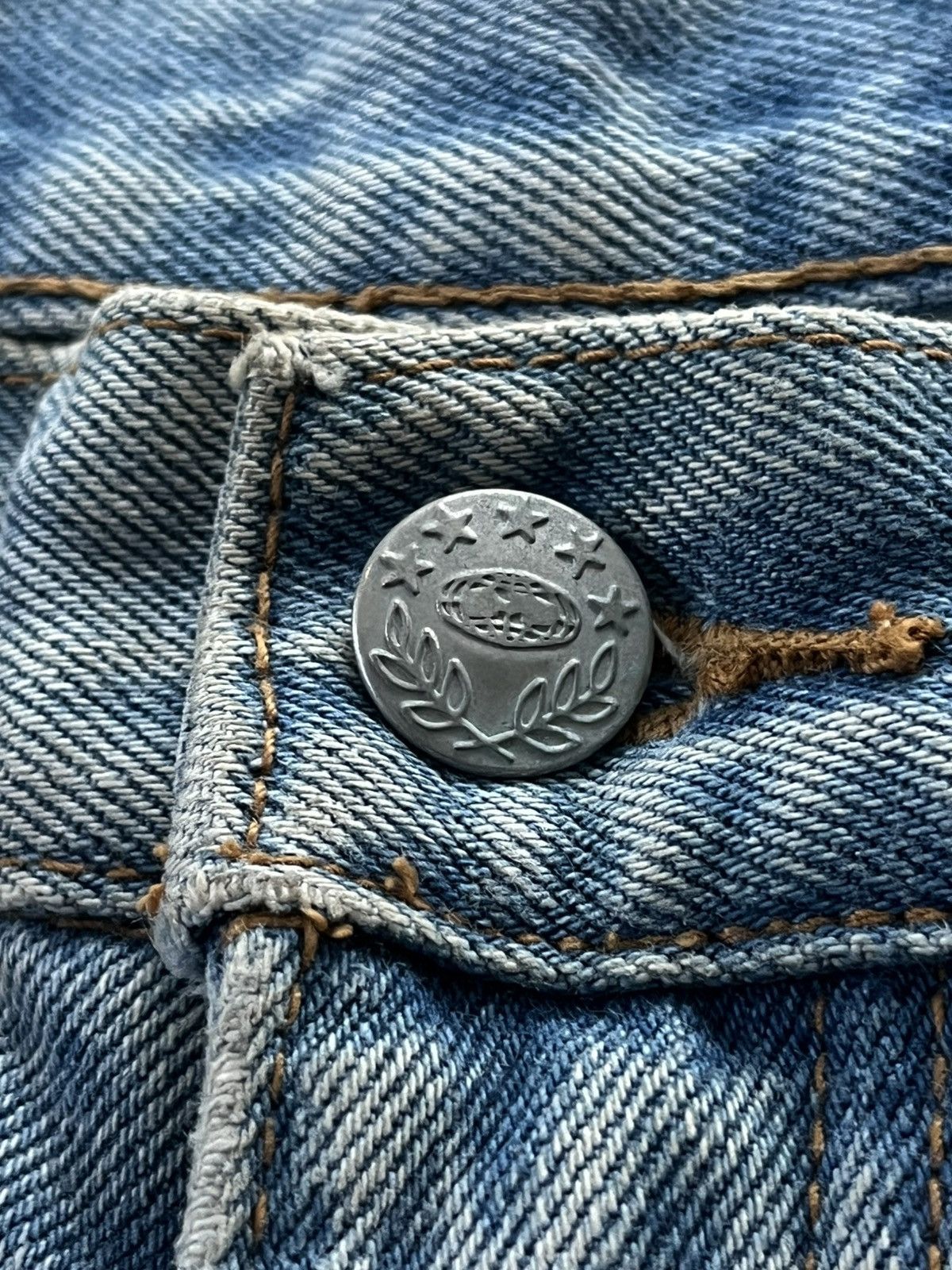 Wu-Tang Clan WU-TANG CLAN WUWEAR VINTAGE DENIM BAGGY JORDS SHORT PANTS Size US 30 / EU 46 - 9 Thumbnail