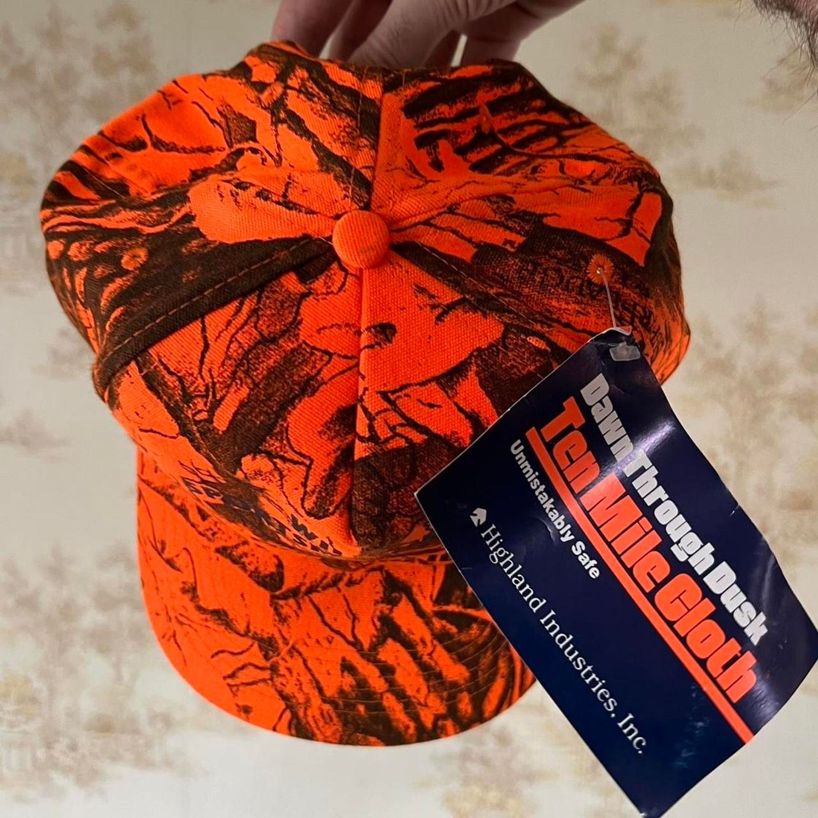 Vintage 00s Wilmar Sportsman's Club Hat | Camo & Blaze Orange | OSFA Size ONE SIZE - 5 Thumbnail