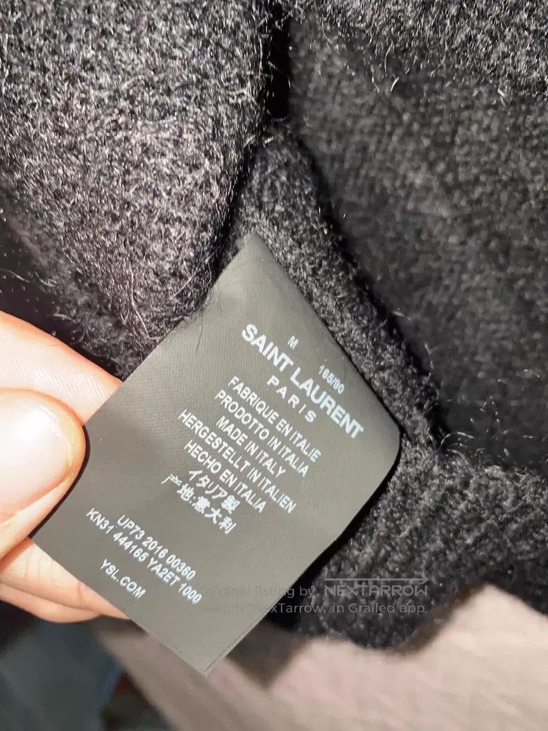 Saint Laurent Paris Saint Laurent Paris Classic sequined mohair wool blend car Size US M / EU 48-50 / 2 - 4 Thumbnail