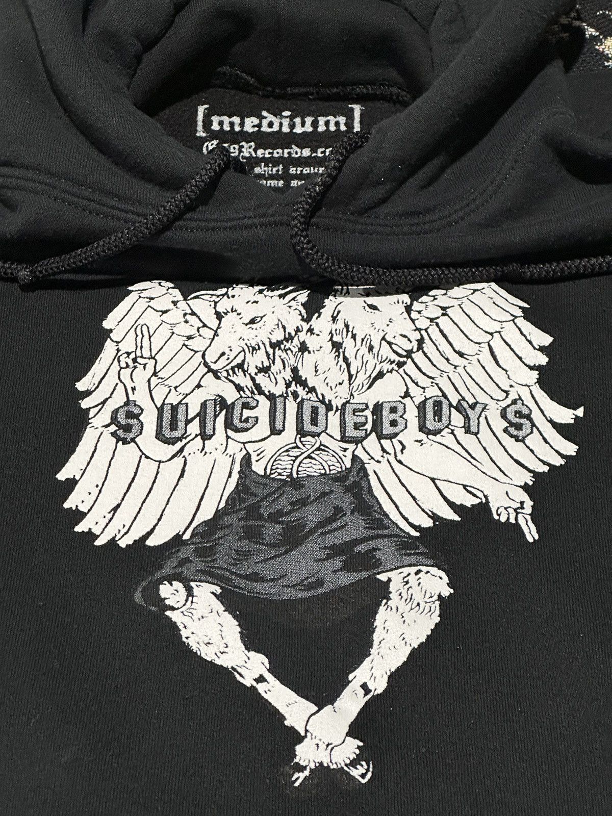 G59 Records × STAFF WORKFORCE G59 Suicideboys baphomet hoodie Size US M / EU 48-50 / 2 - 4 Thumbnail