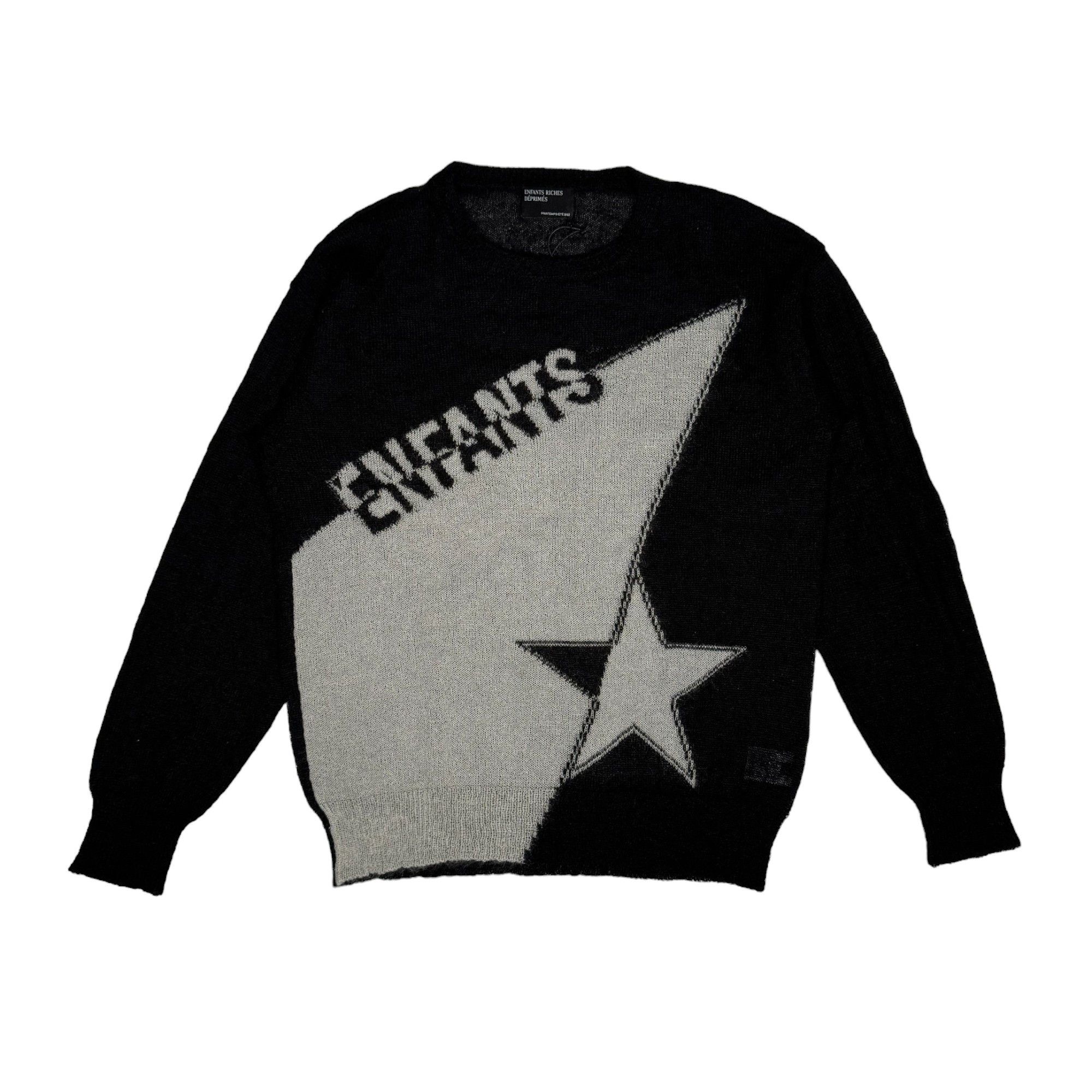Enfants Riches Deprimes Enfants Riches Déprimés Mohair/Silk Star Logo Sweater Size US L / EU 52-54 / 3 - 1 Thumbnail