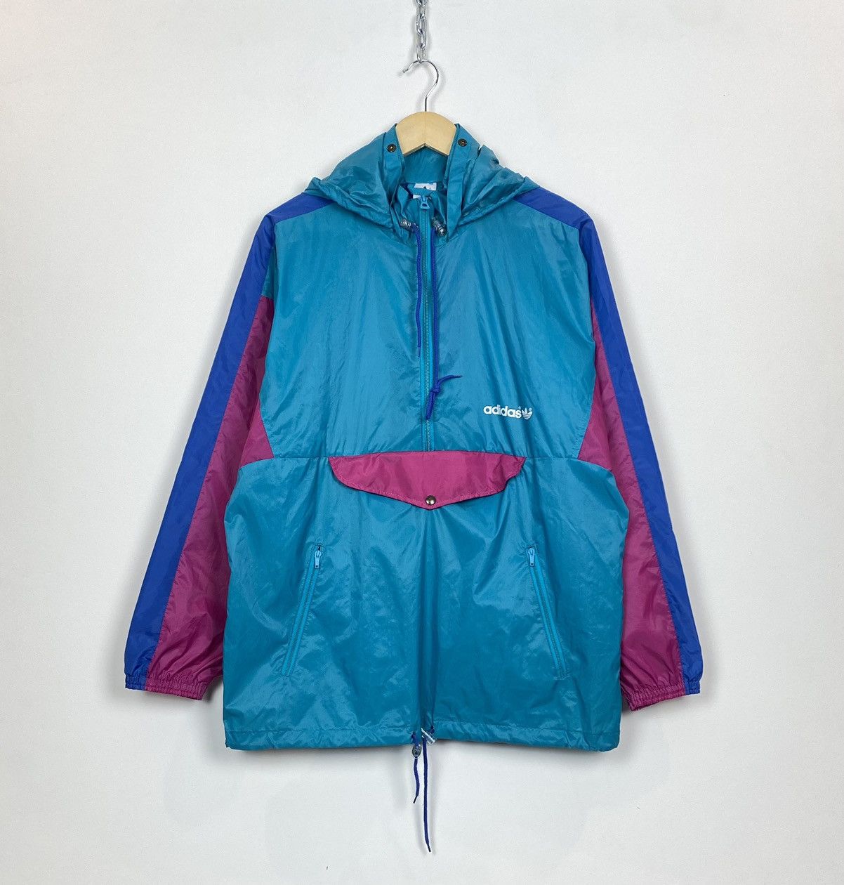 Vintage Vintage Adidas Retro Anorak Jacket 90’s Pocket Logo Old Size US XS / EU 42 / 0 - 4 Thumbnail