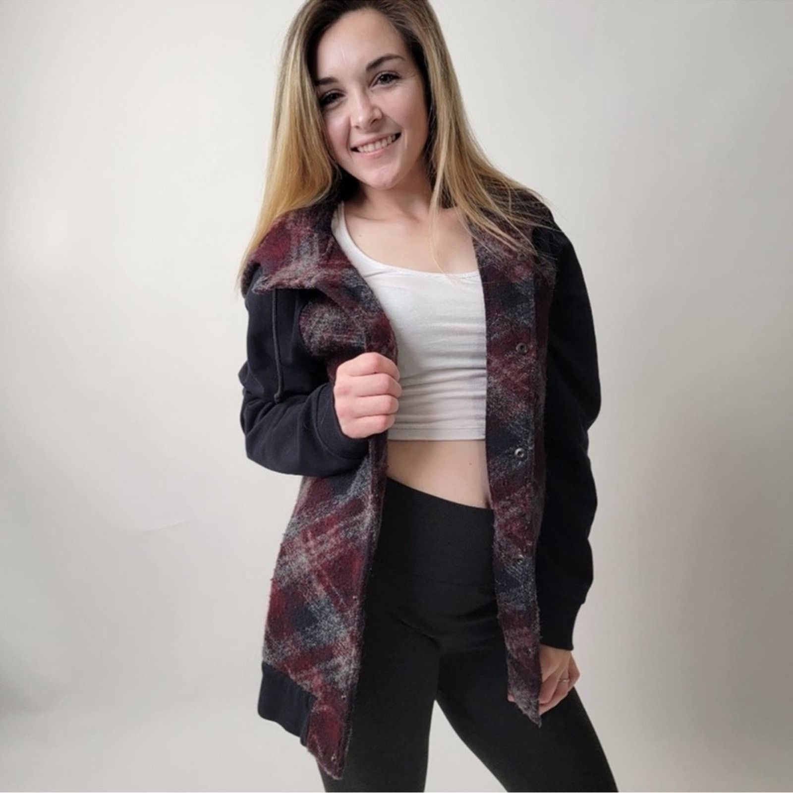 Armani Exchange Armani Exchange Wool Plaid Bomber Jacket Size M / US 6-8 / IT 42-44 - 1 Thumbnail