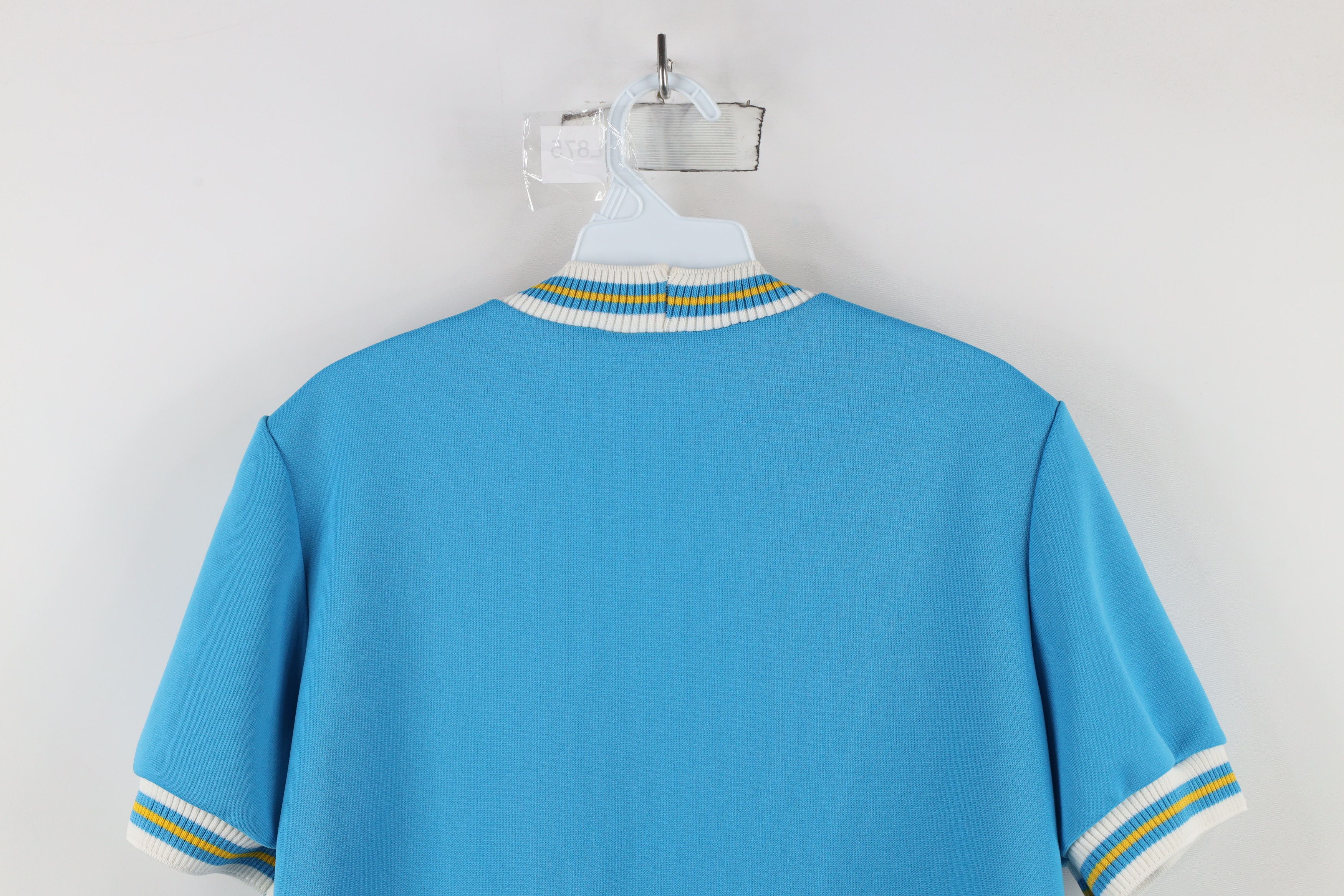 Vintage Vintage 70s Stretwear Striped Open Front Knit Shirt USA Size M / US 6-8 / IT 42-44 - 11 Thumbnail