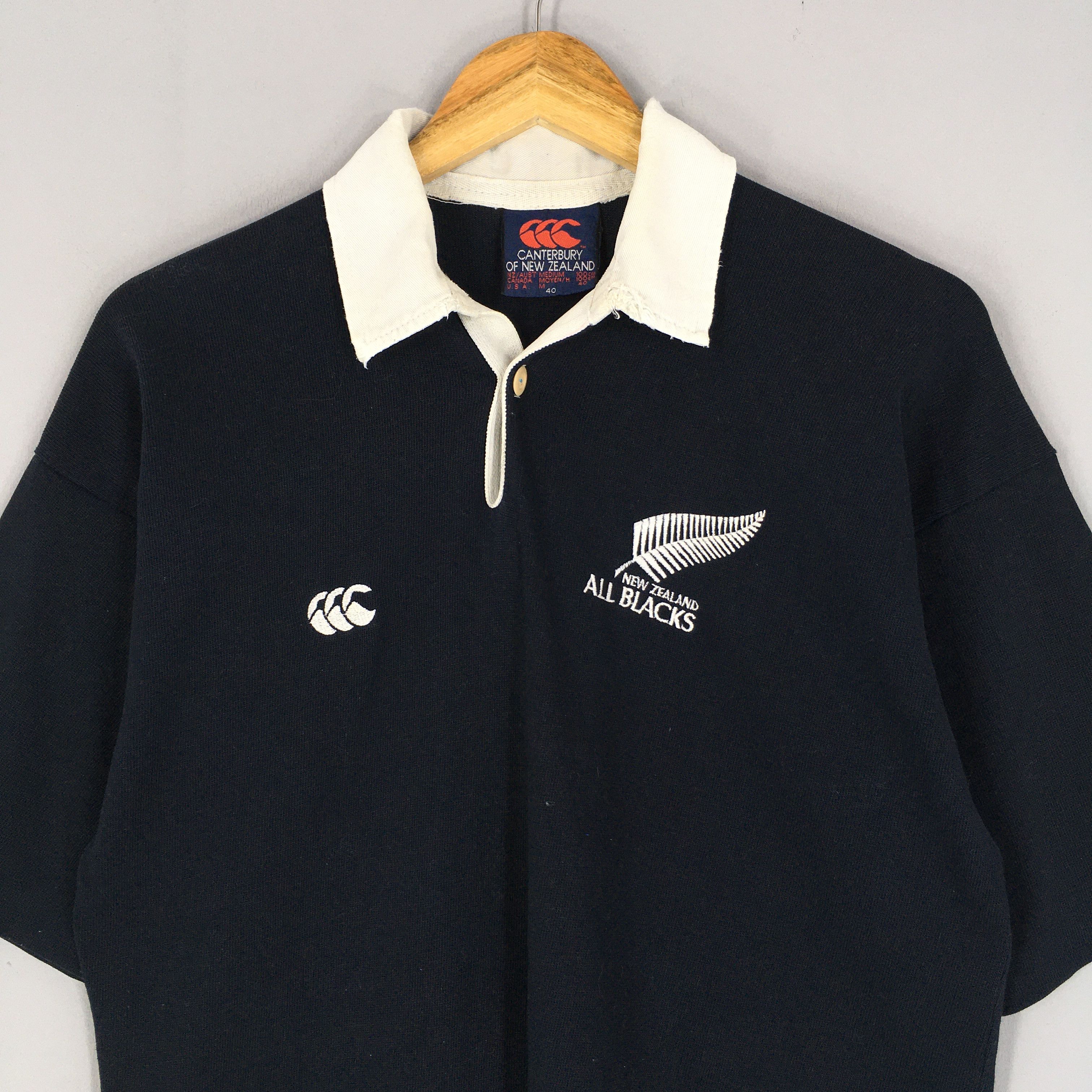 Canterbury of New Zealand Vintage Canterbury Of New Zealand All Blacks Rugby Shirt M Size US M / EU 48-50 / 2 - 2 Thumbnail