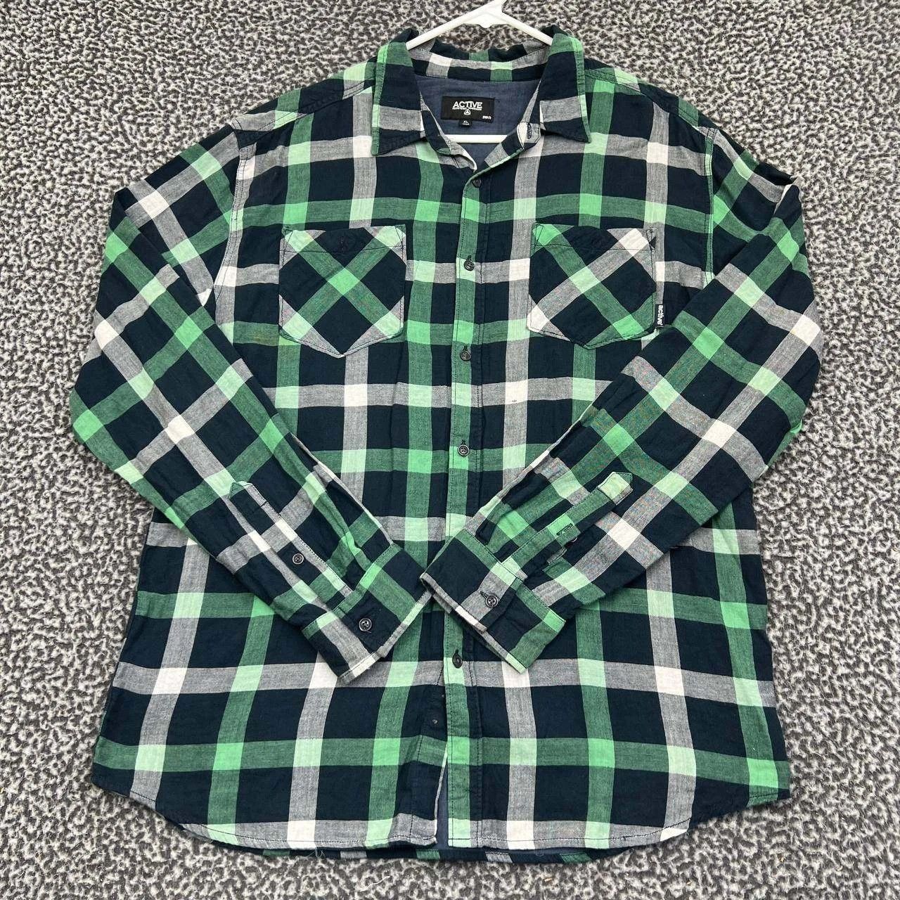 Active Ride Shop Active Ride Shop Shirt Men Plaid Flannel Button Up XL Size US XL / EU 56 / 4 - 1 Thumbnail