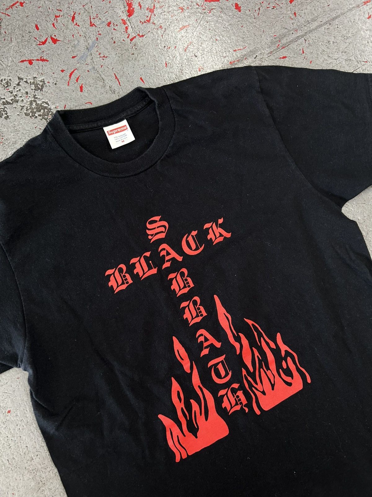 Supreme Supreme Black Sabbath Cross T-Shirt Size M Size US M / EU 48-50 / 2 - 2 Thumbnail